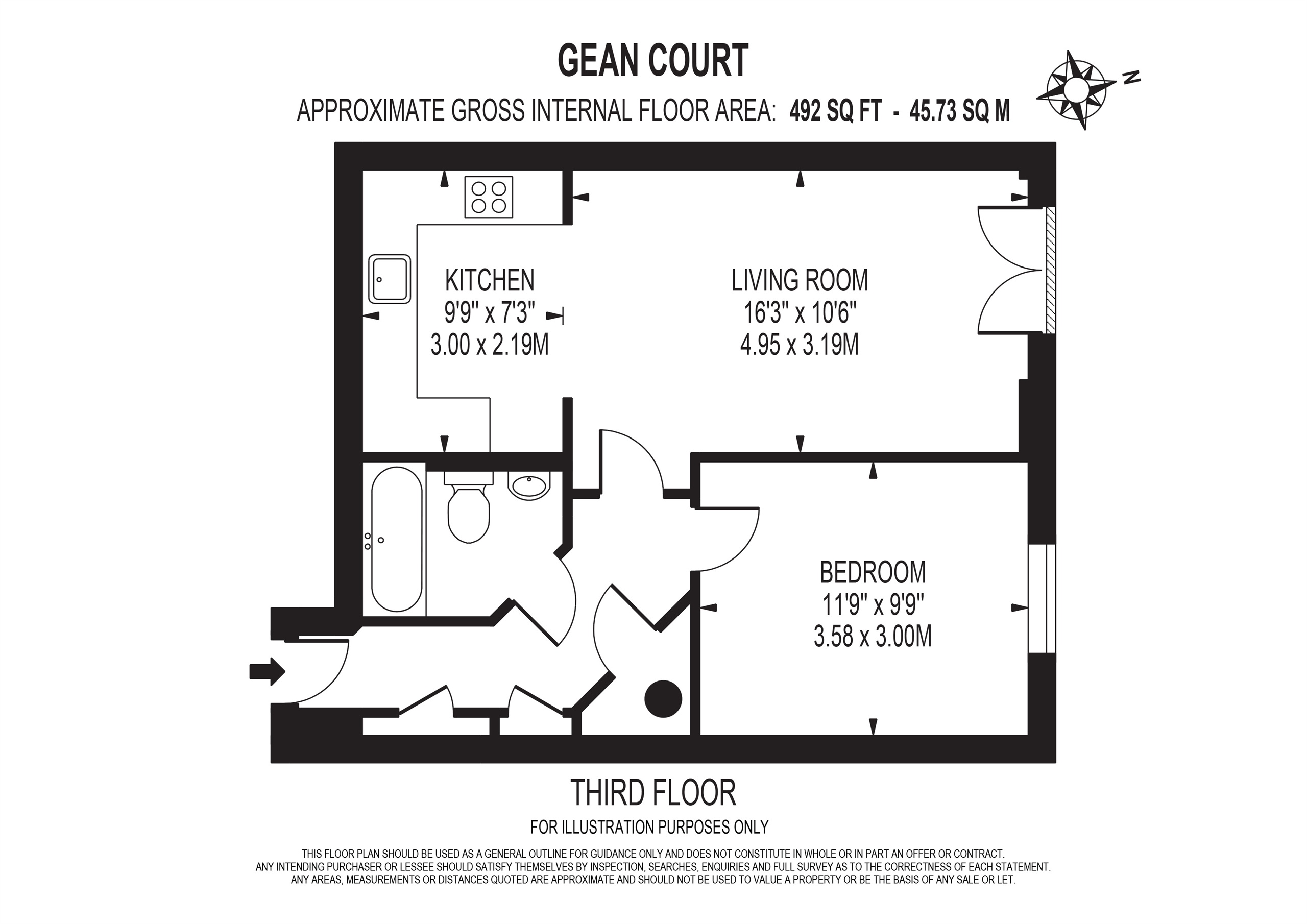 Cline Road, London floorplan