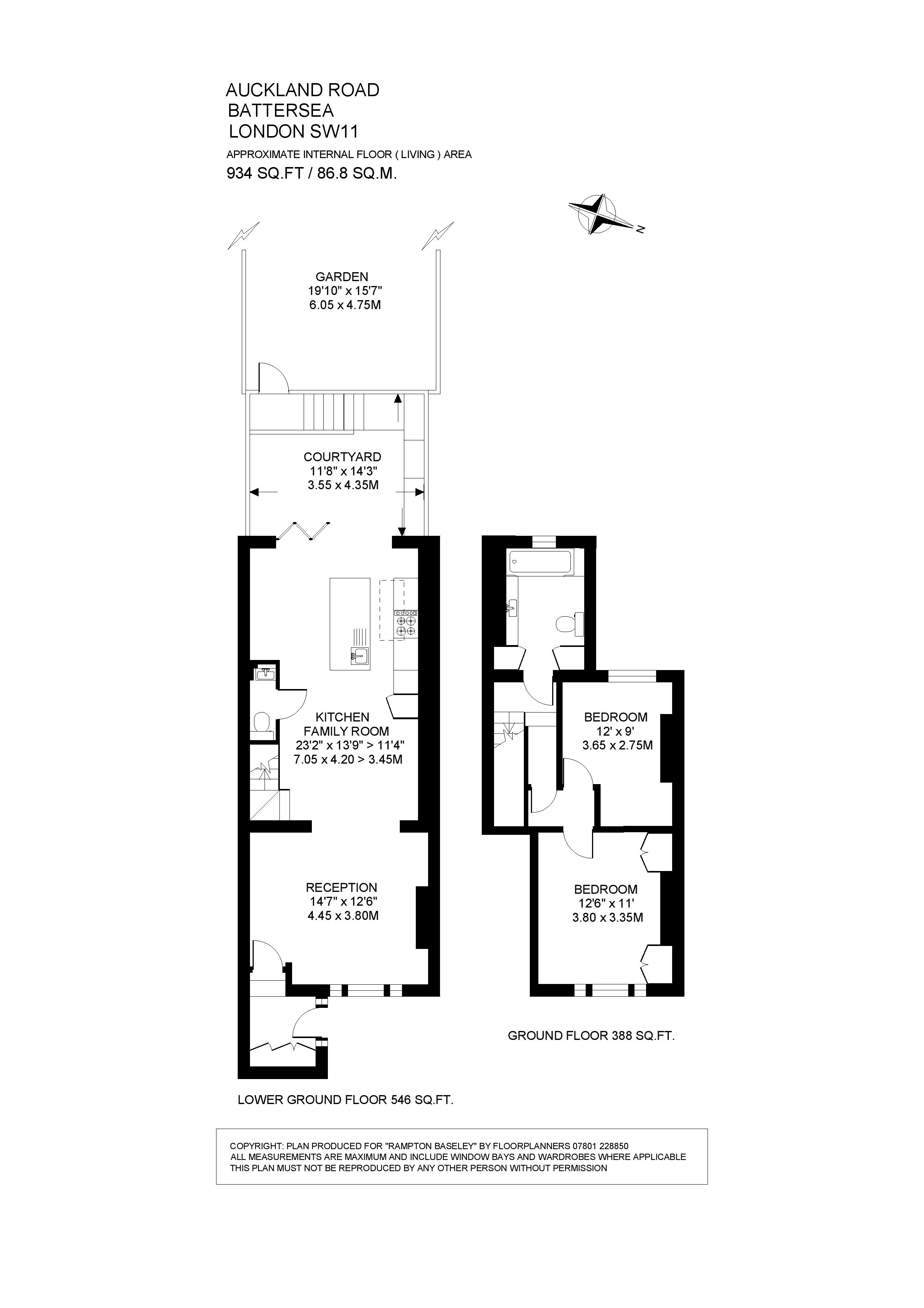 5A,, Auckland Road, London floorplan