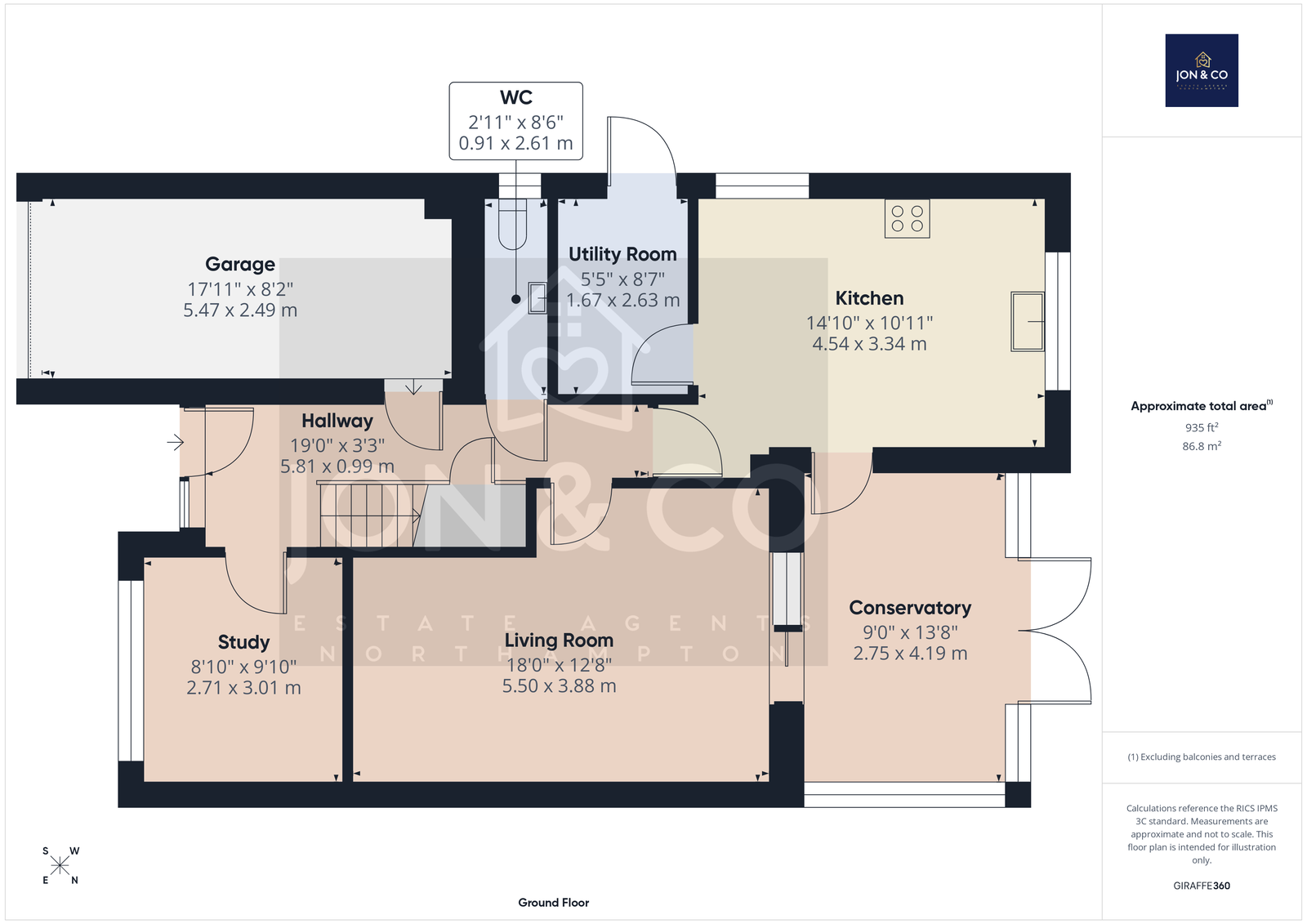 3, Northampton Lane North, Northampton floorplan