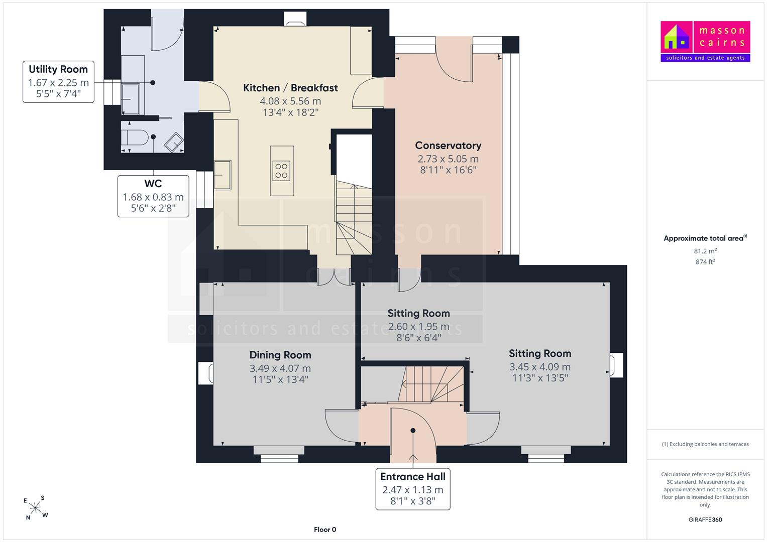 Daluaine, Main Street, Newtonmore floorplan