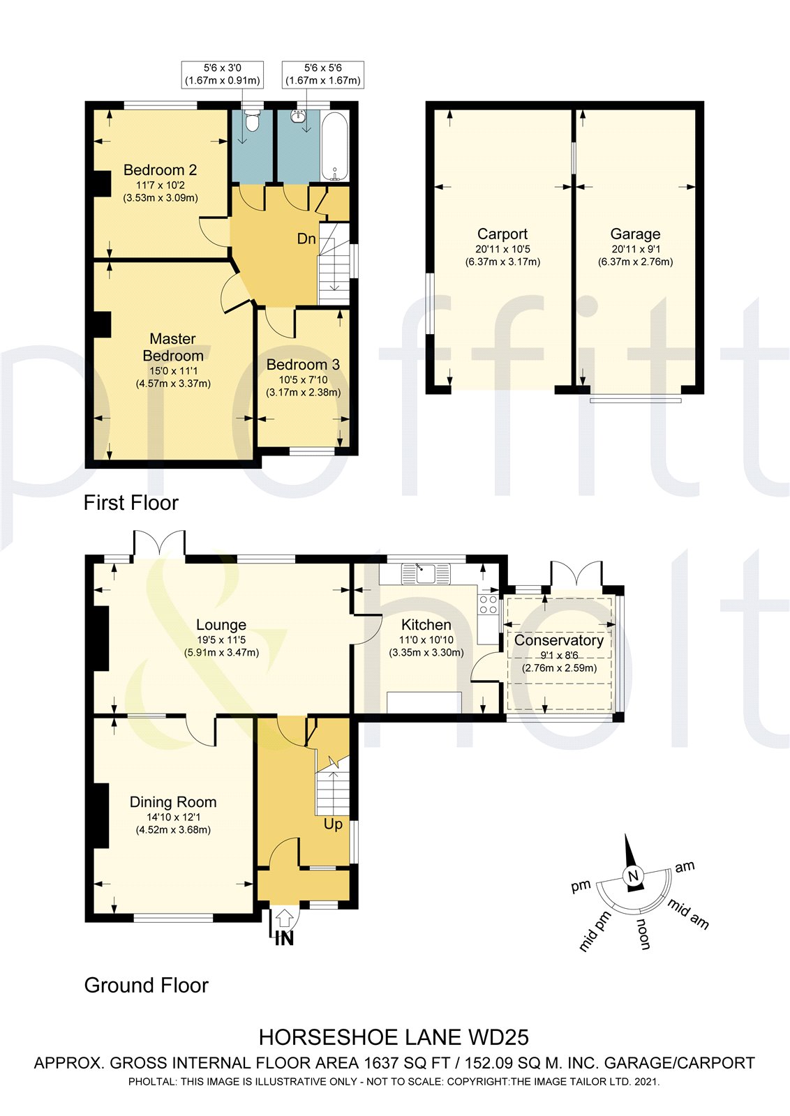 Horseshoe Lane, Watford WD25, 3 bedroom semidetached house for sale