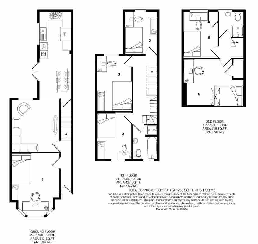 85, Rothesay Avenue, Nottingham floorplan