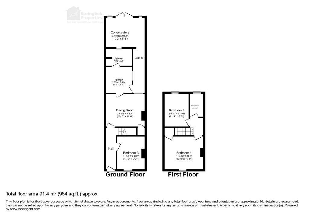 42, Whitsed Street, Eastfield, Peterborough floorplan