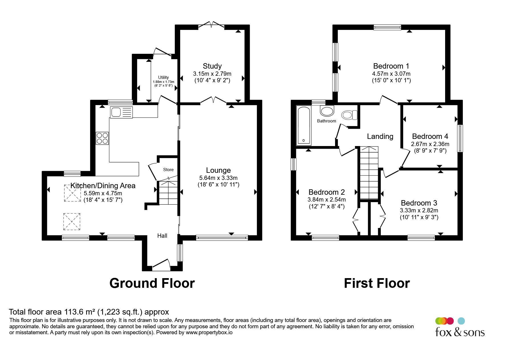 1, Sussex Avenue, Hailsham floorplan