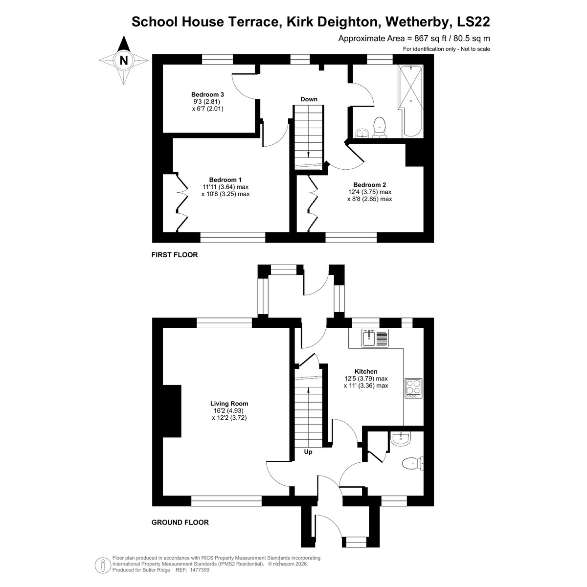 17, School House Terrace, Wetherby floorplan