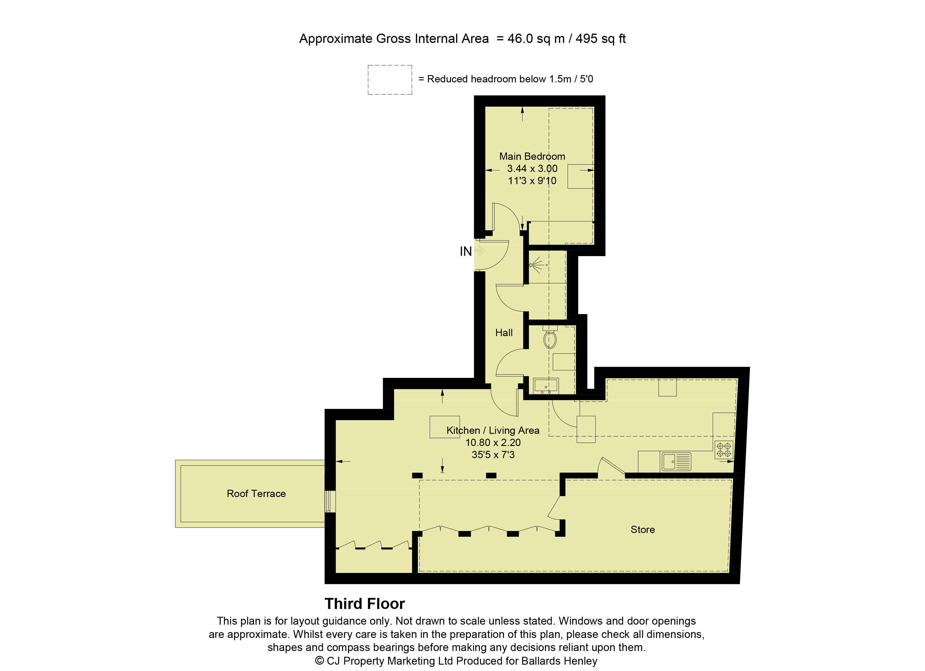 Flat 10, Brook House 24-26,, Duke Street, Oxfordshire floorplan