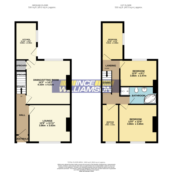 19, Carr Lane, Chorley floorplan