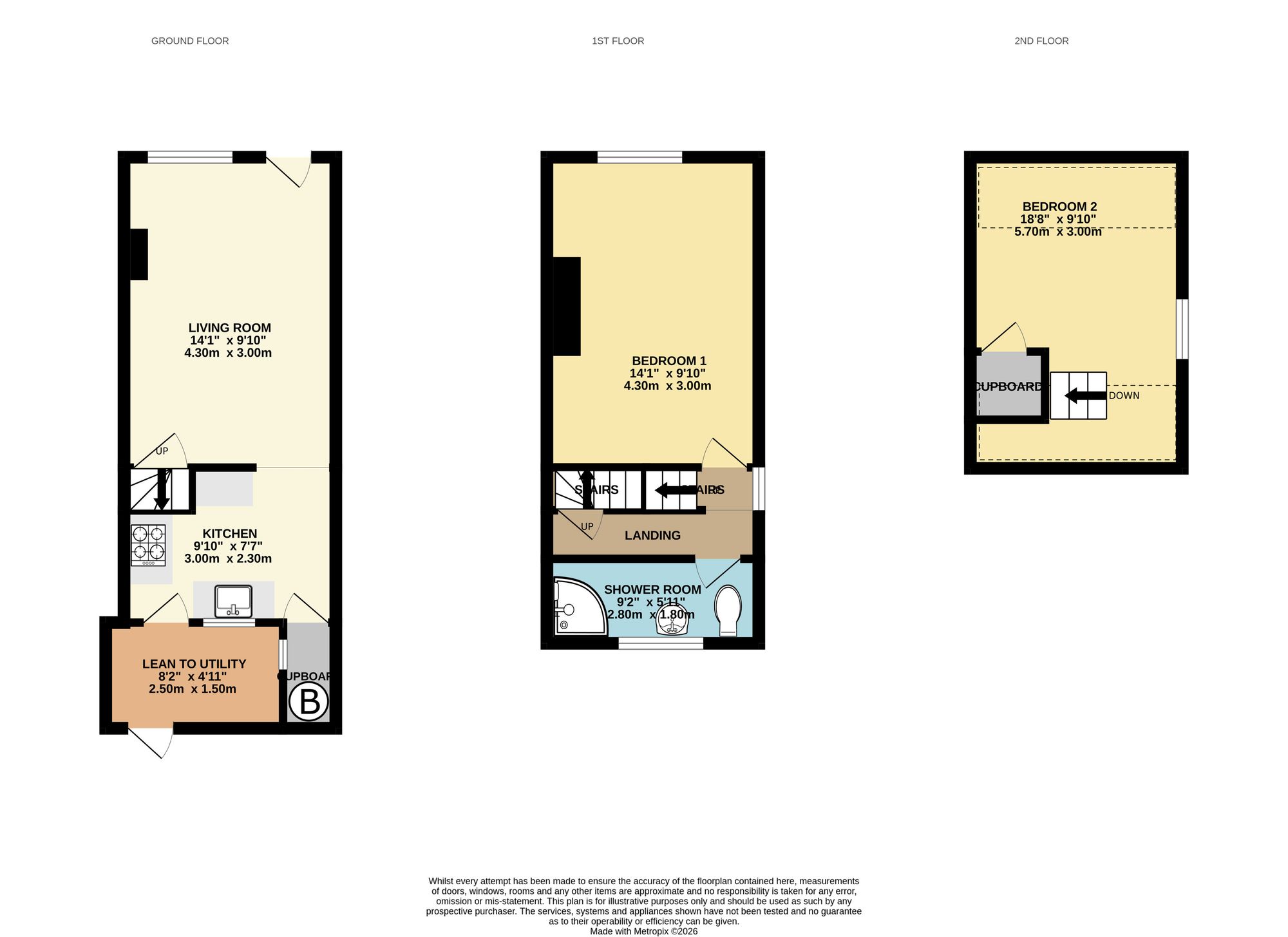 32 North Street, Okehampton floorplan