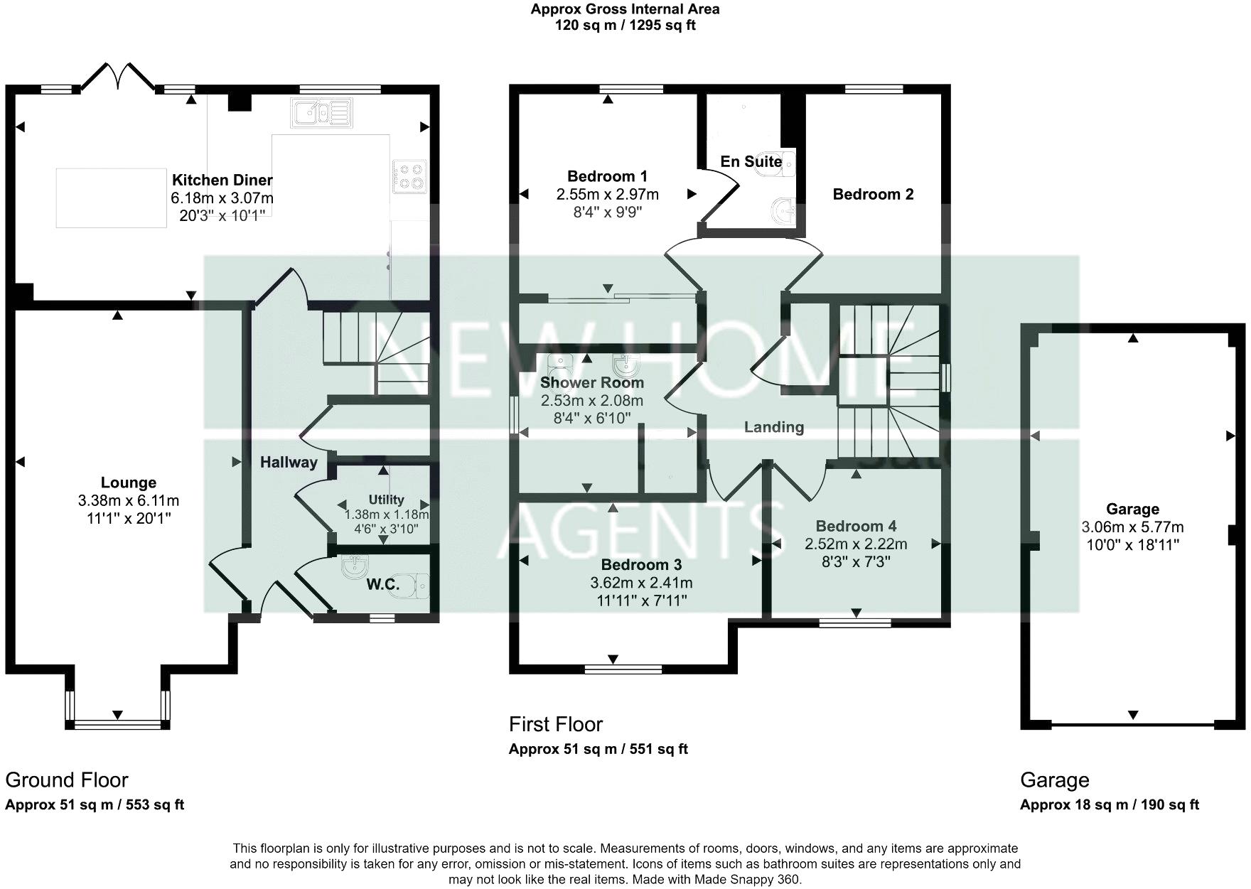 82, Jamie Marcus Way, Leicester floorplan