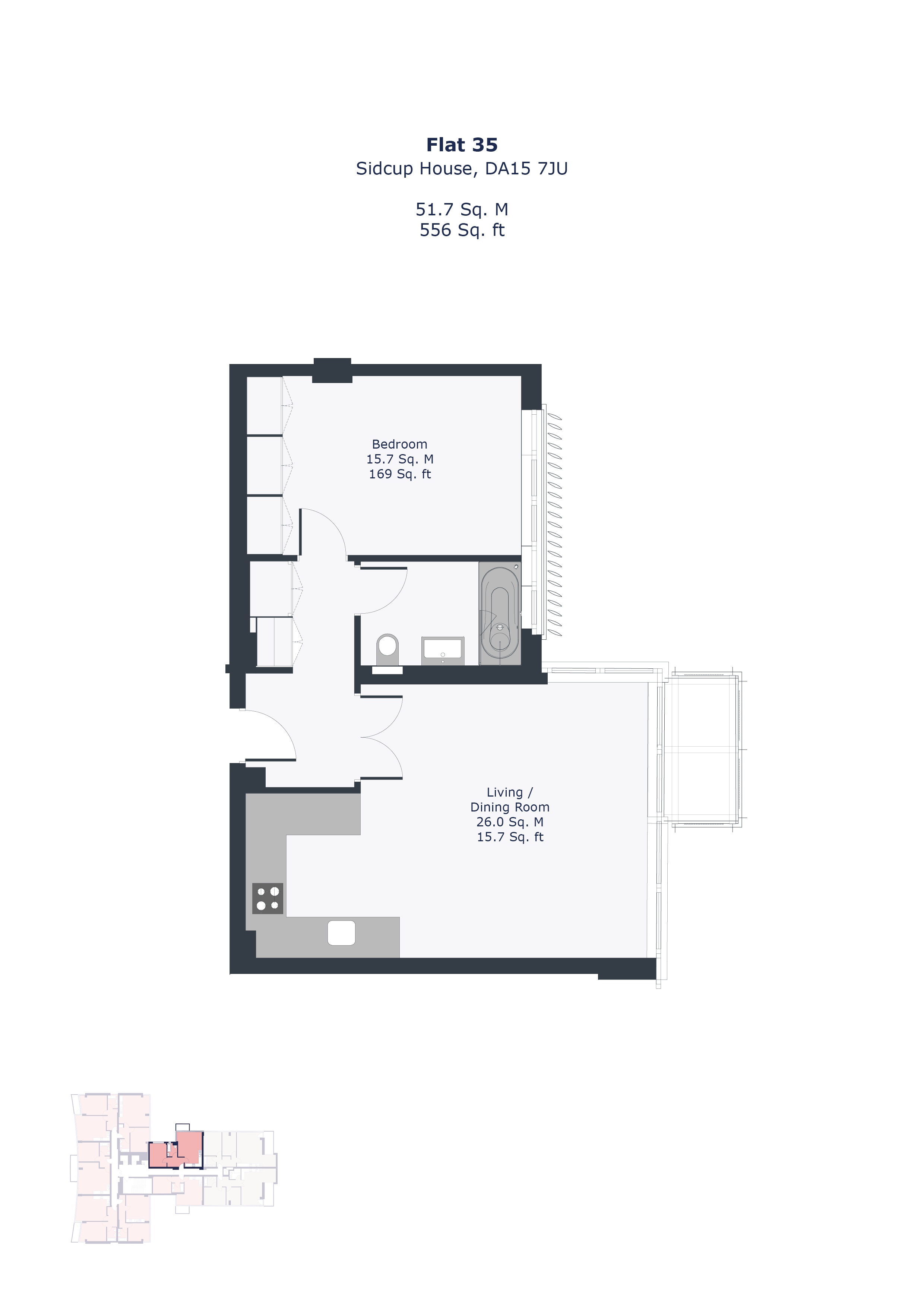 1 Bedrooms Flat to rent in 12-20, Station Road, London DA15