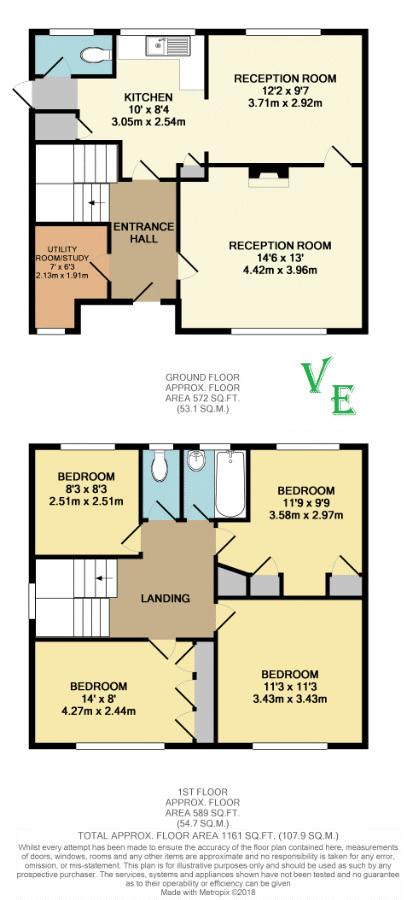 4 Bedrooms Semi-detached house for sale in Ellenborough Road, Sidcup DA14