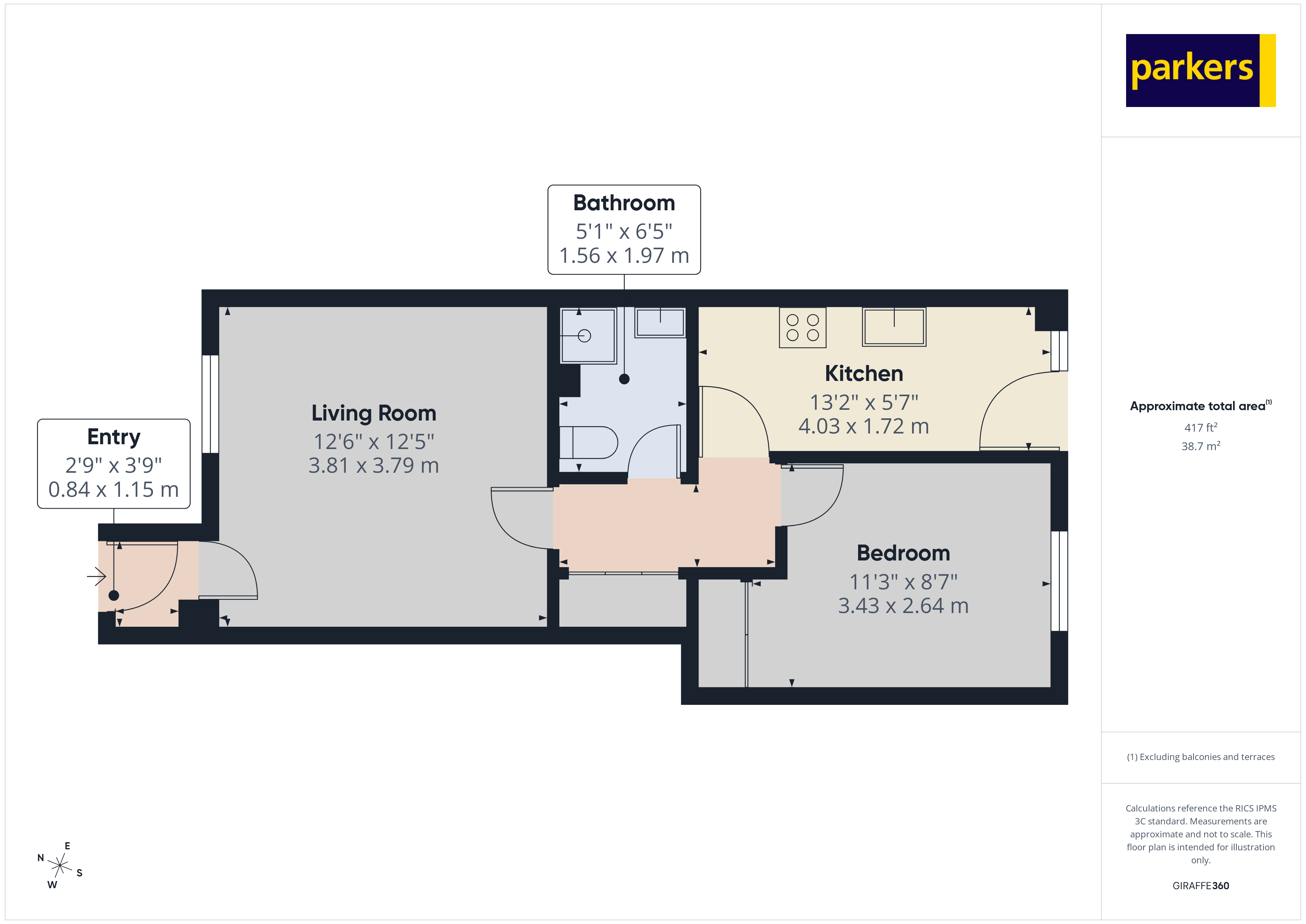 67, Flaxfield Court, Hampshire floorplan