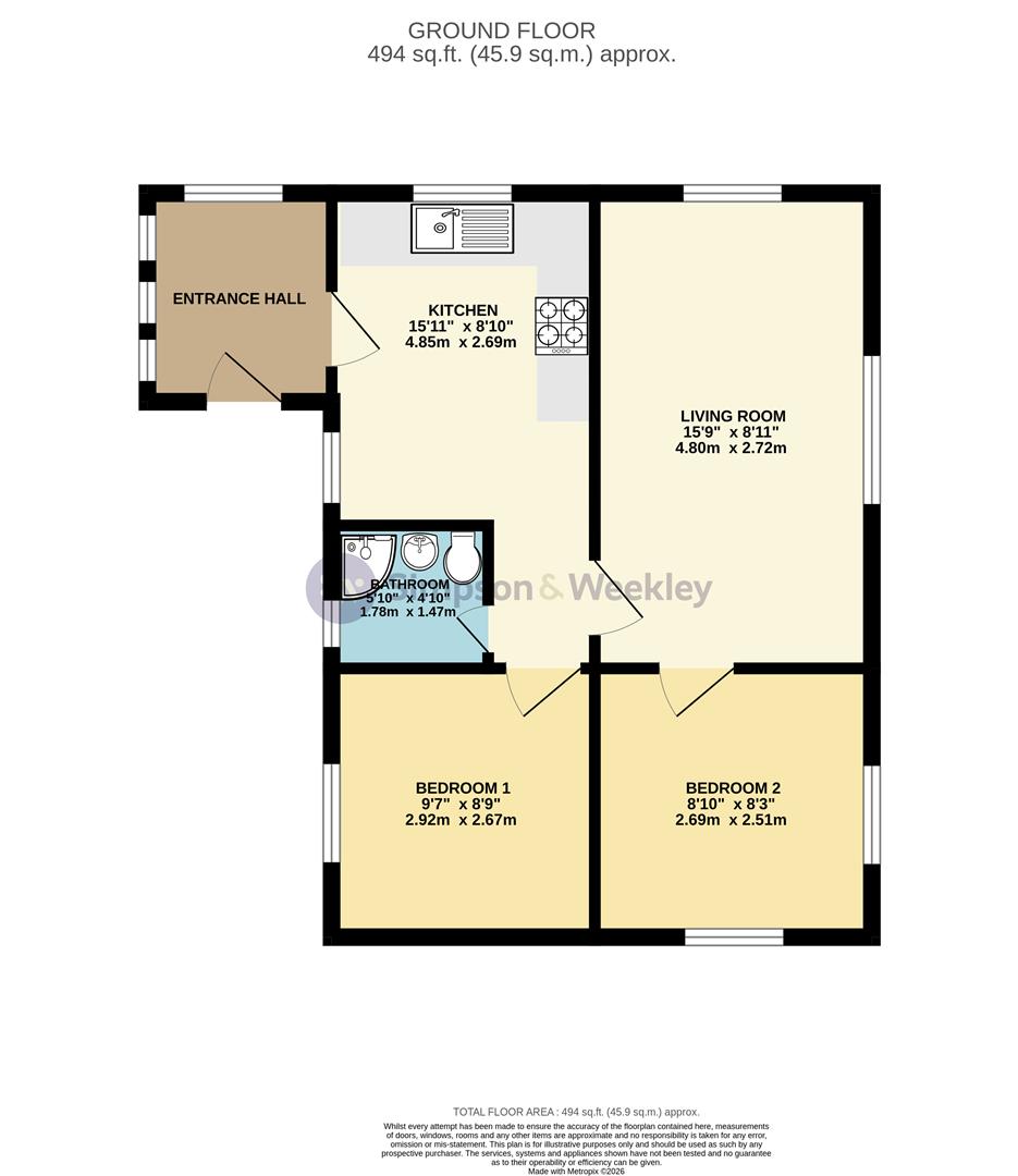 68, Wilby Park, Wellingborough floorplan