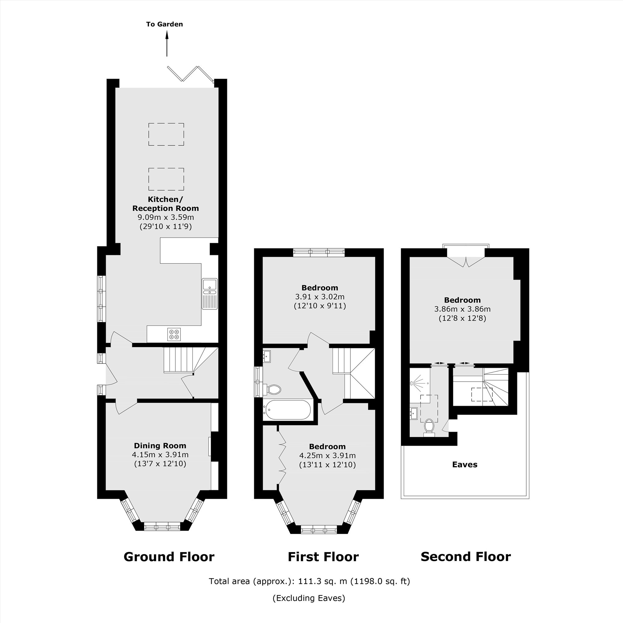 42, Hamilton Road, London floorplan