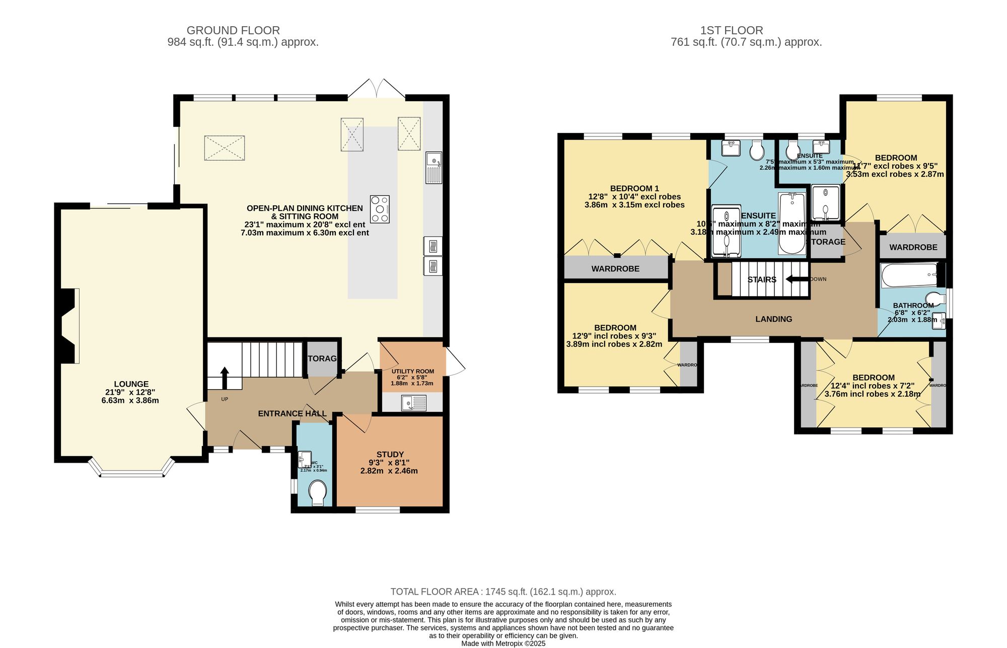 7 Chesterton Drive, Warrington floorplan