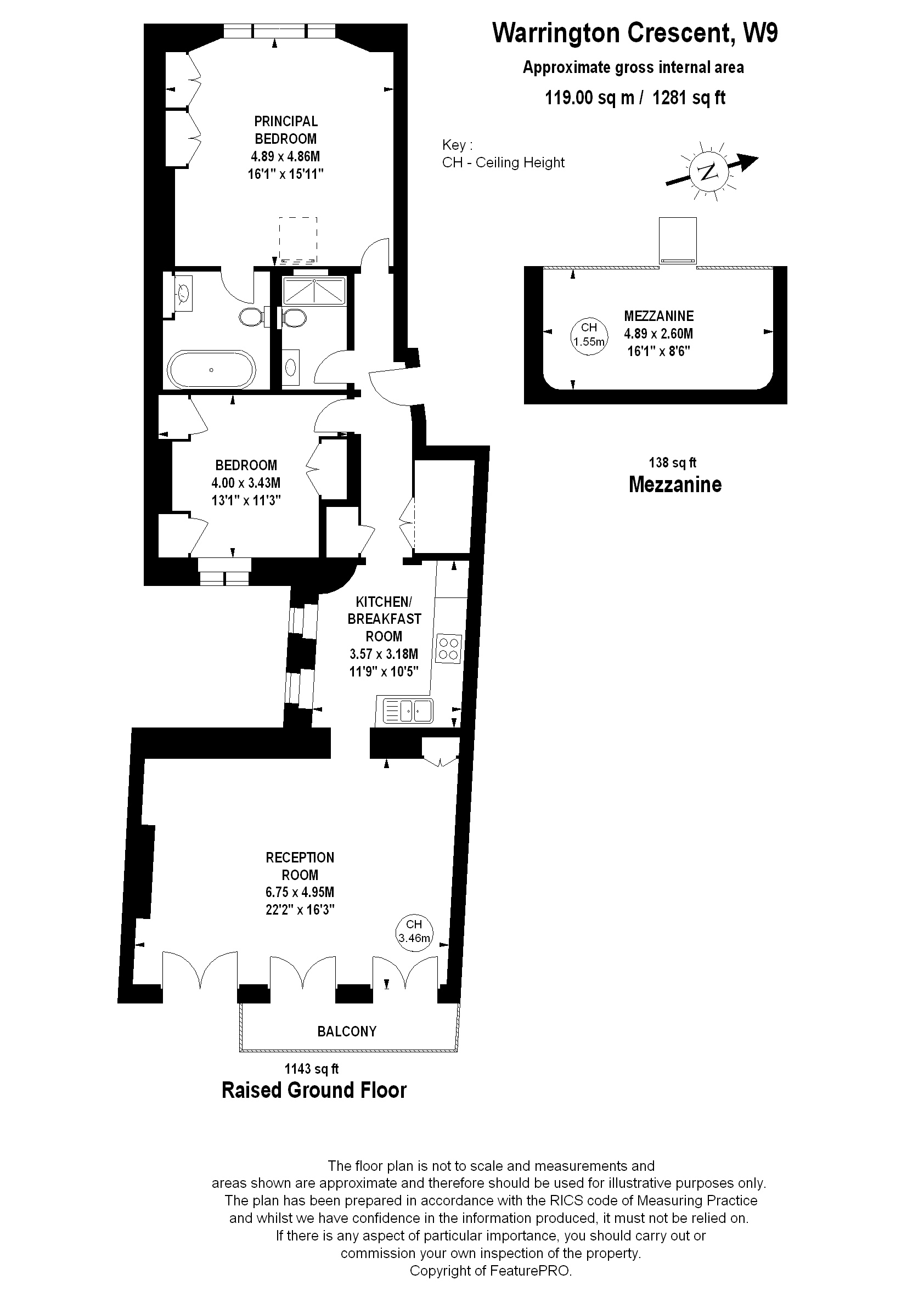 2 Bedrooms Flat for sale in Warrington Crescent, Little Venice, London W9