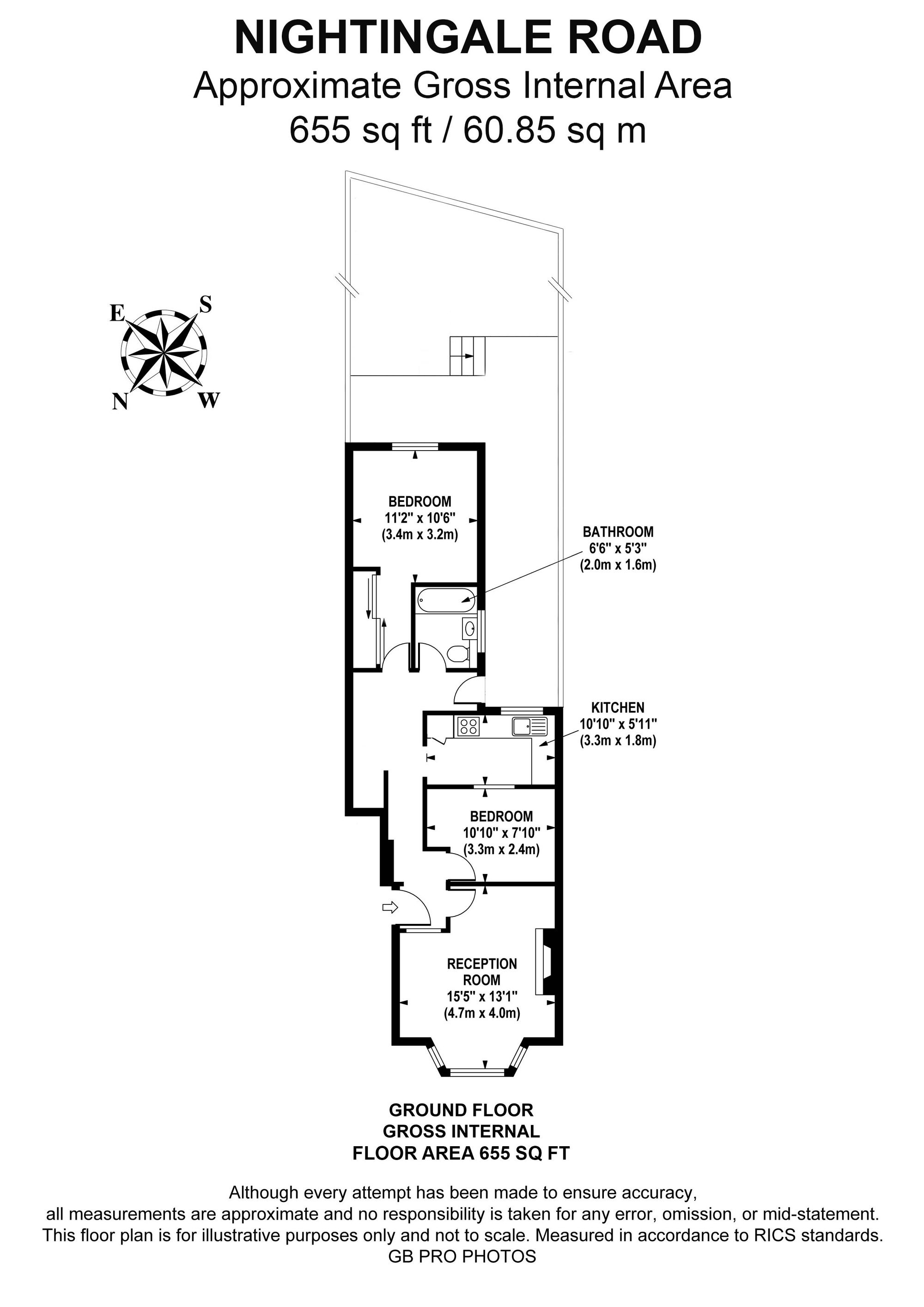 10a Nightingale Road, London floorplan