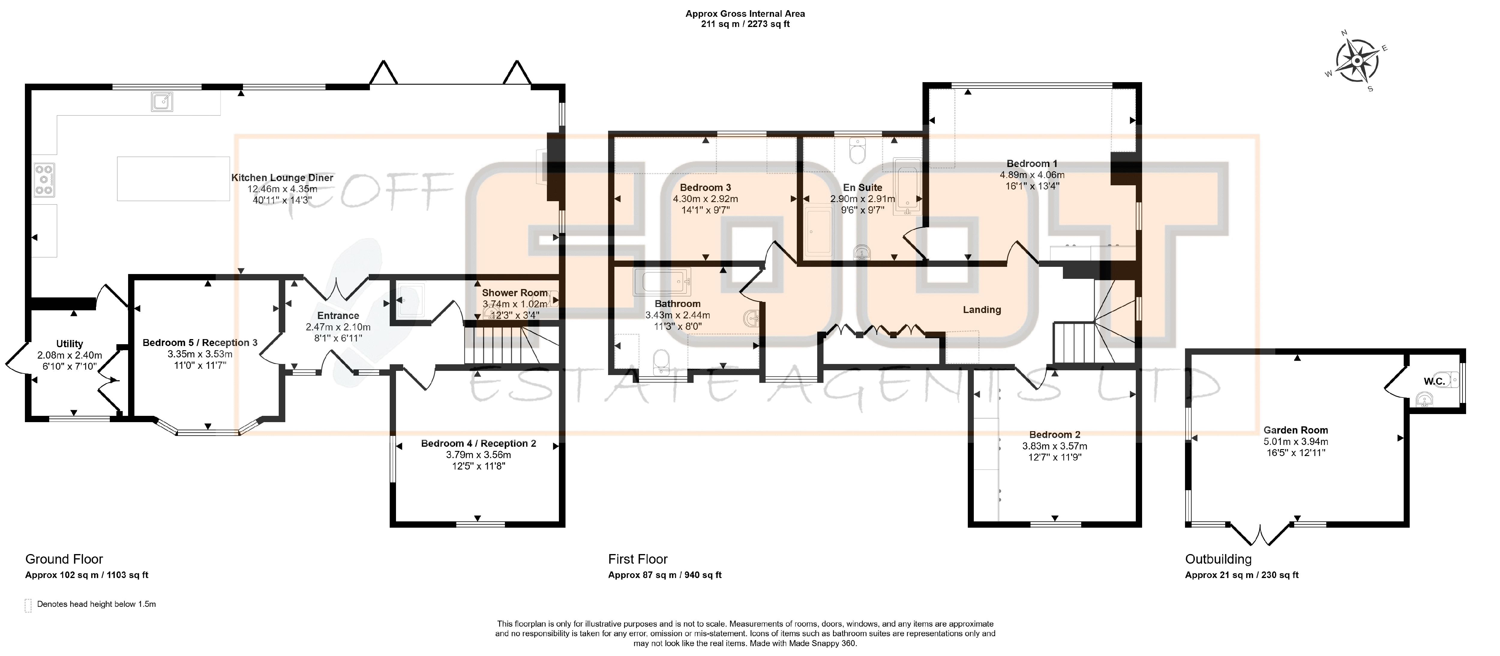 7, Hollow Lane, Hayling Island floorplan