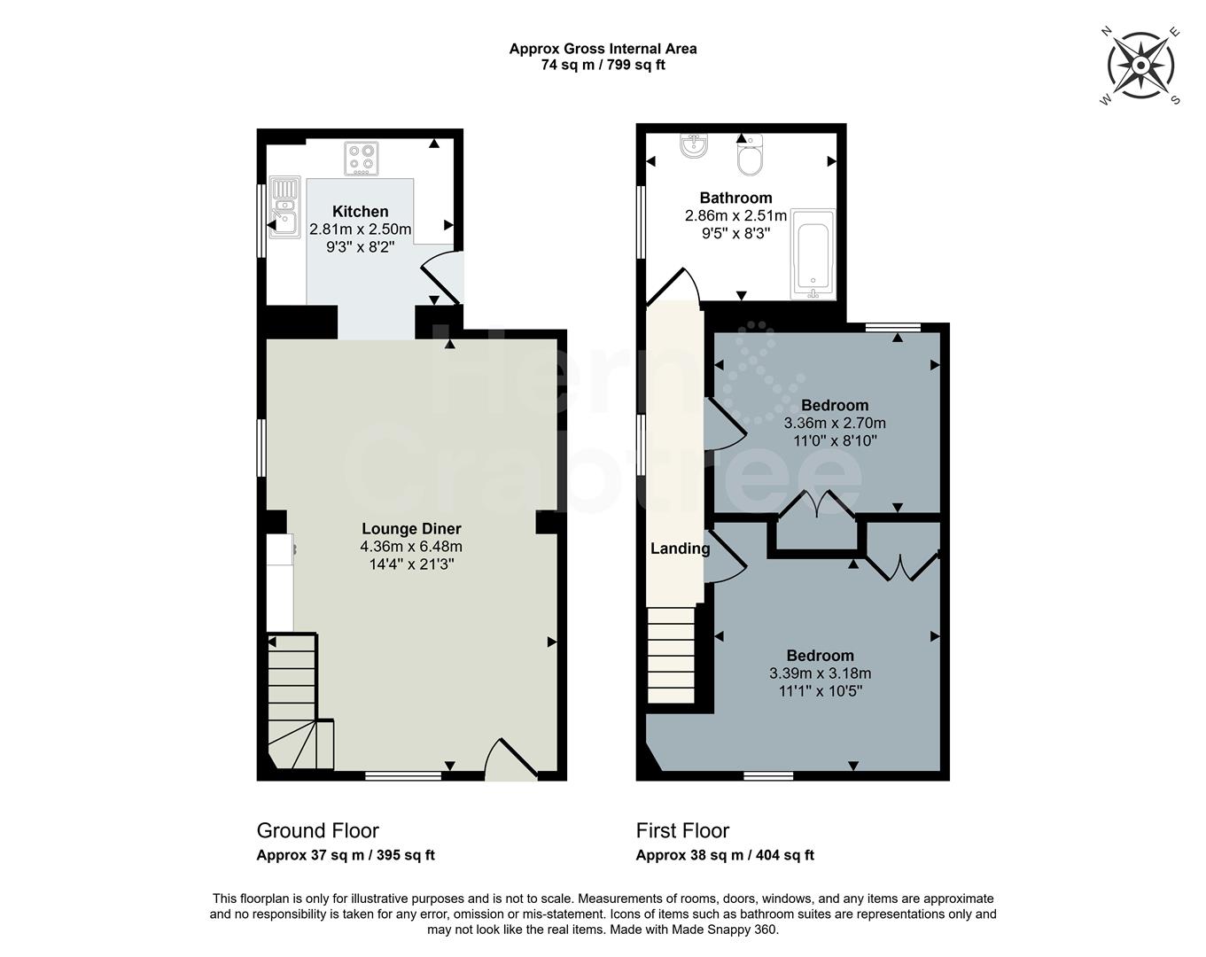 61, Cardiff Road, Cardiff floorplan