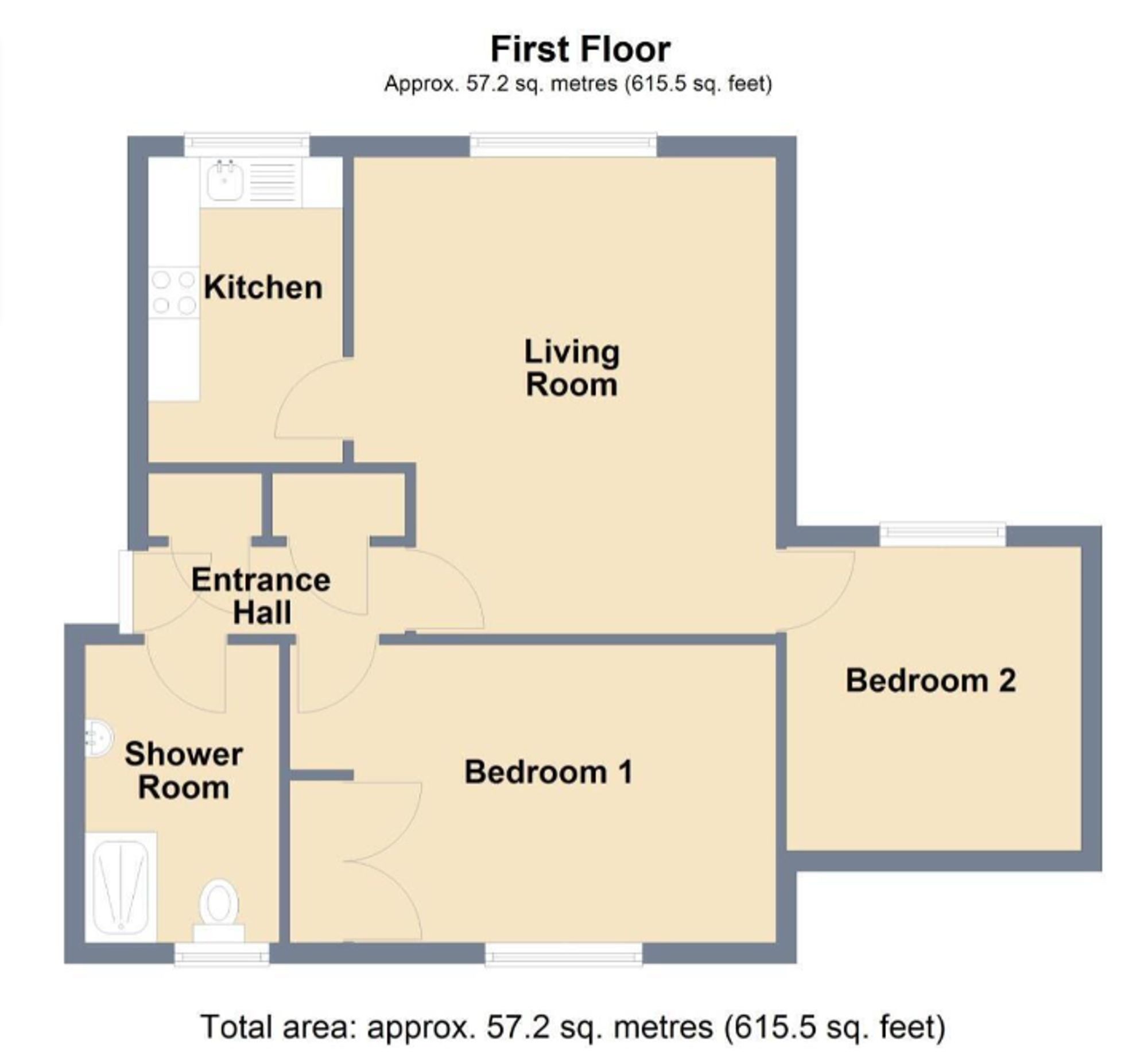 23 St. Pauls Court St. Pauls Street, Tunbridge Wells floorplan