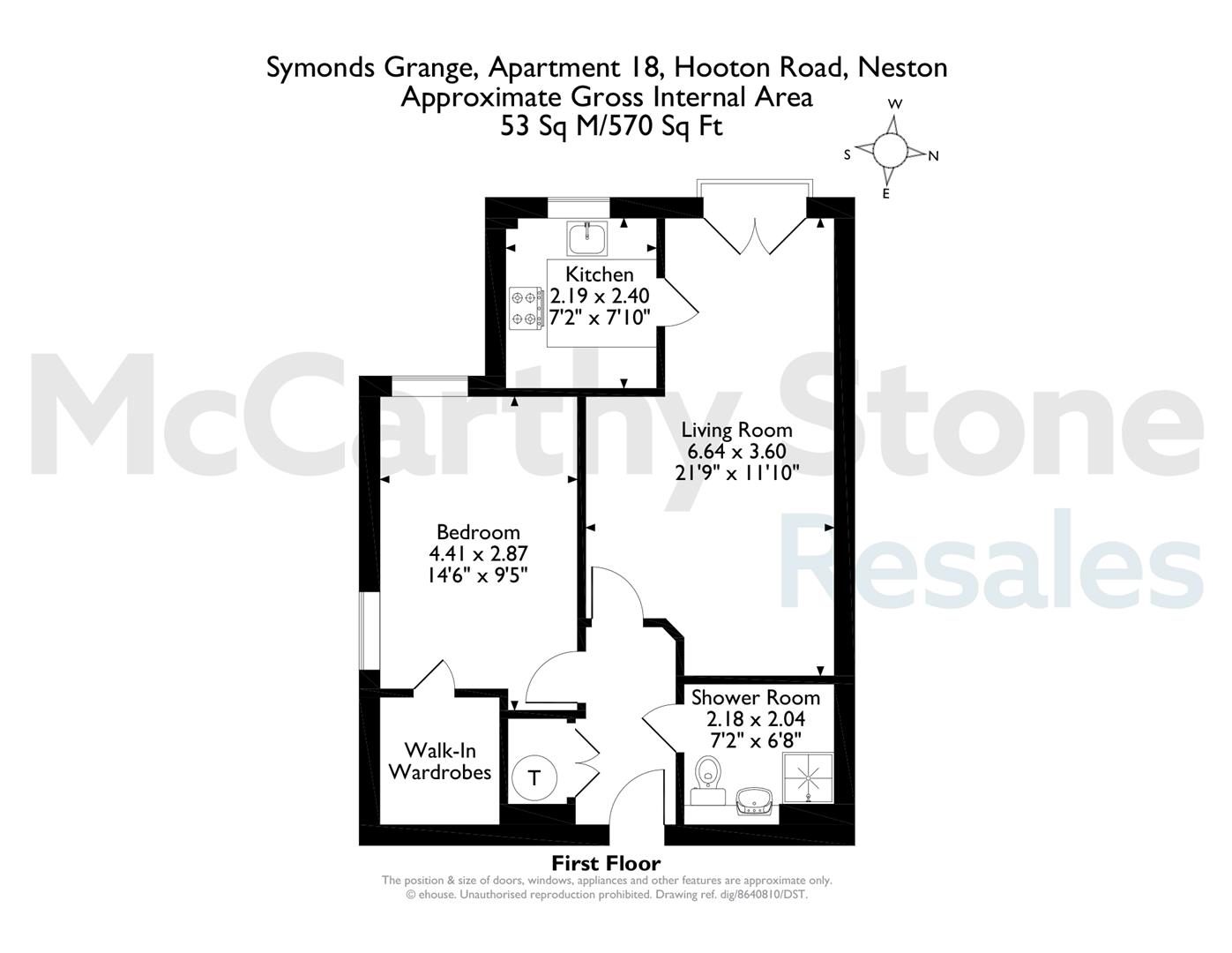 18 Symonds Grange, Hooton Road, Neston floorplan