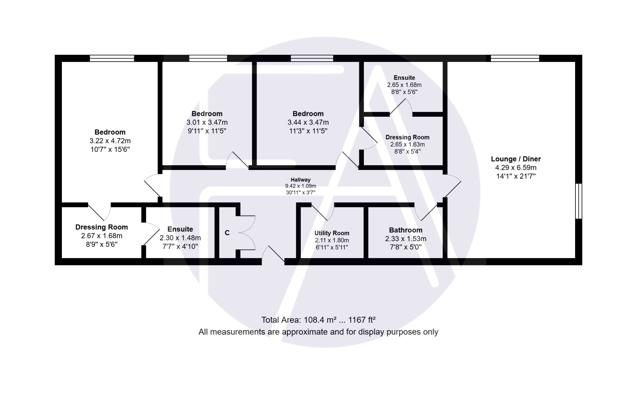 Flat 11, 41 Leyland Road, Merseyside floorplan