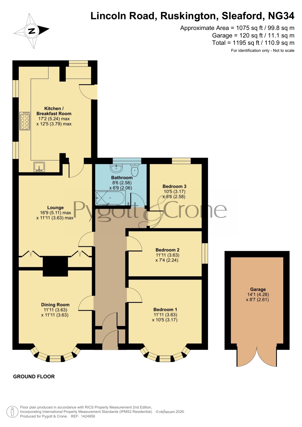 103, Lincoln Road, Sleaford floorplan
