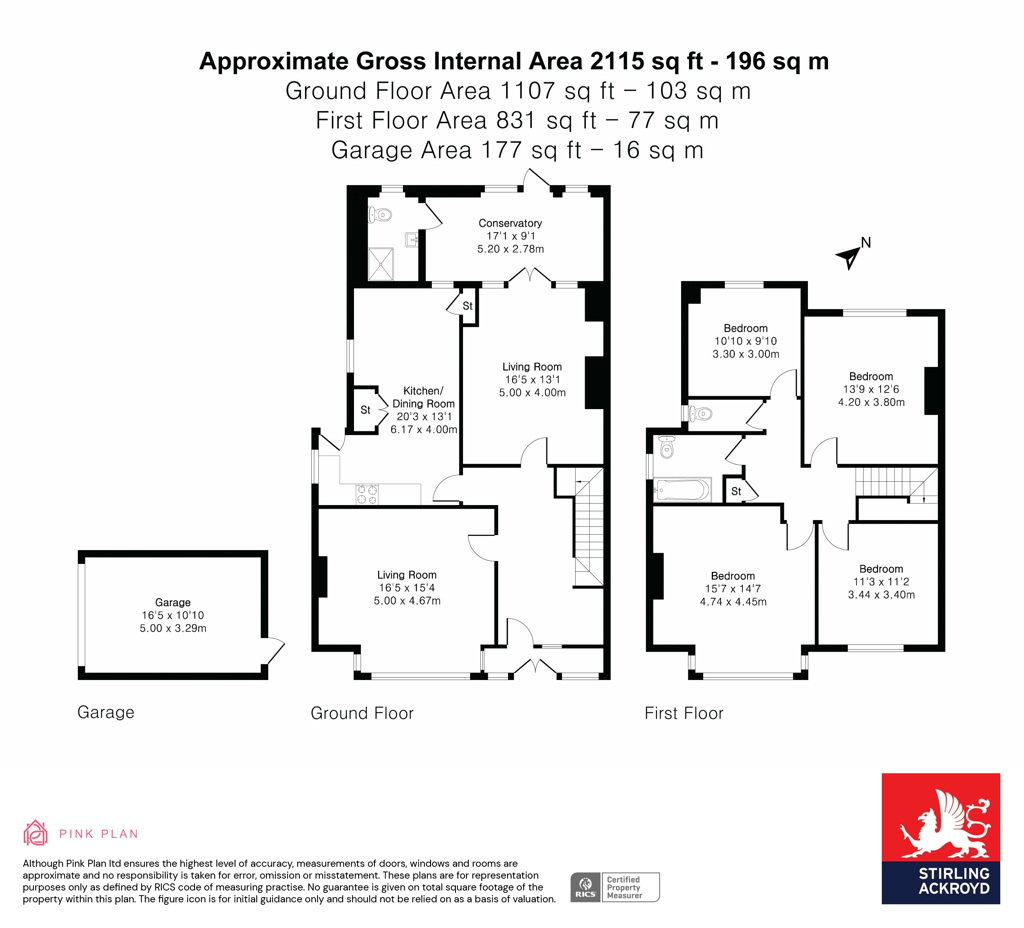 1, Rosedene Avenue, London floorplan