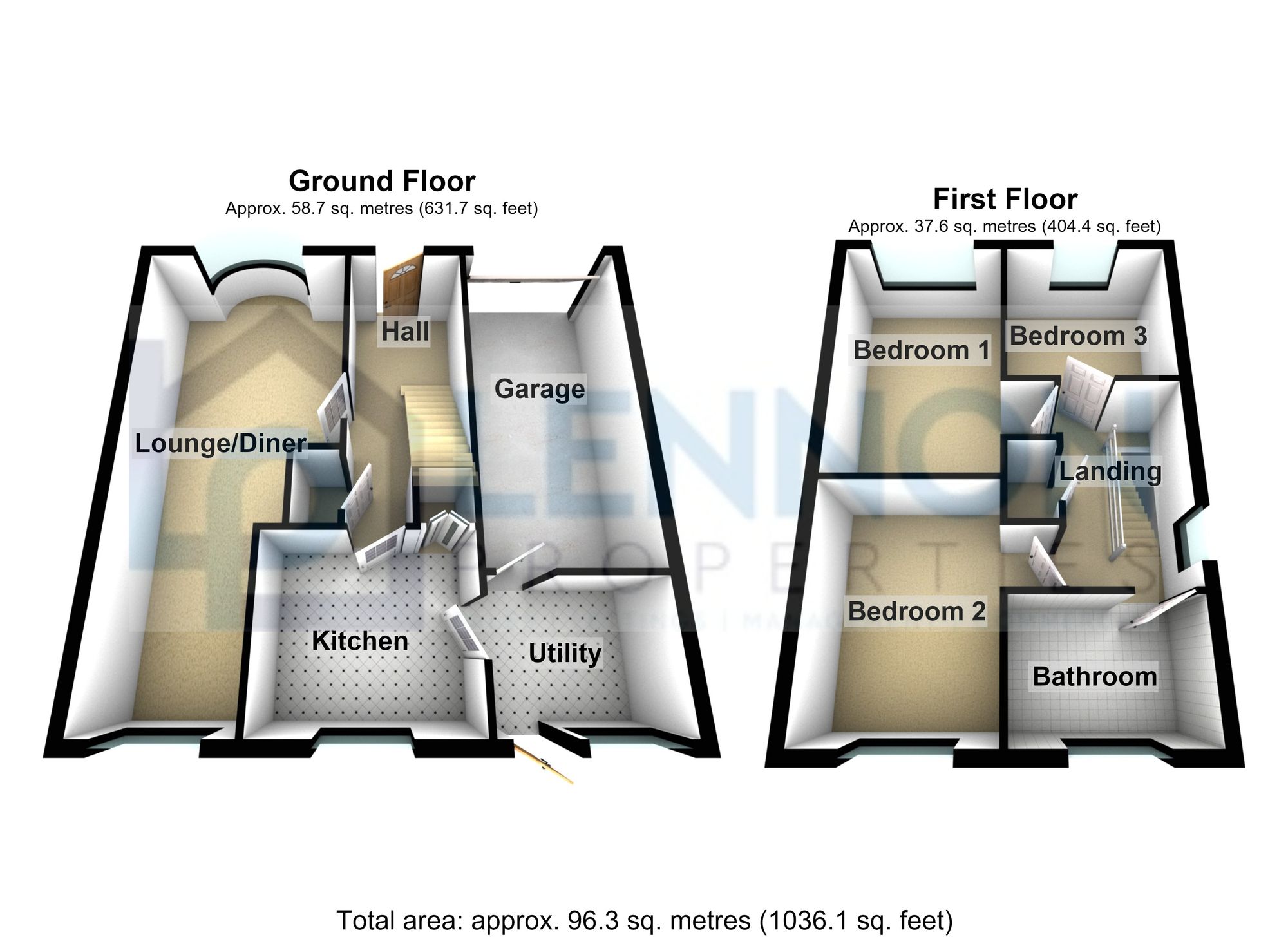73 Druridge Drive, Blyth floorplan
