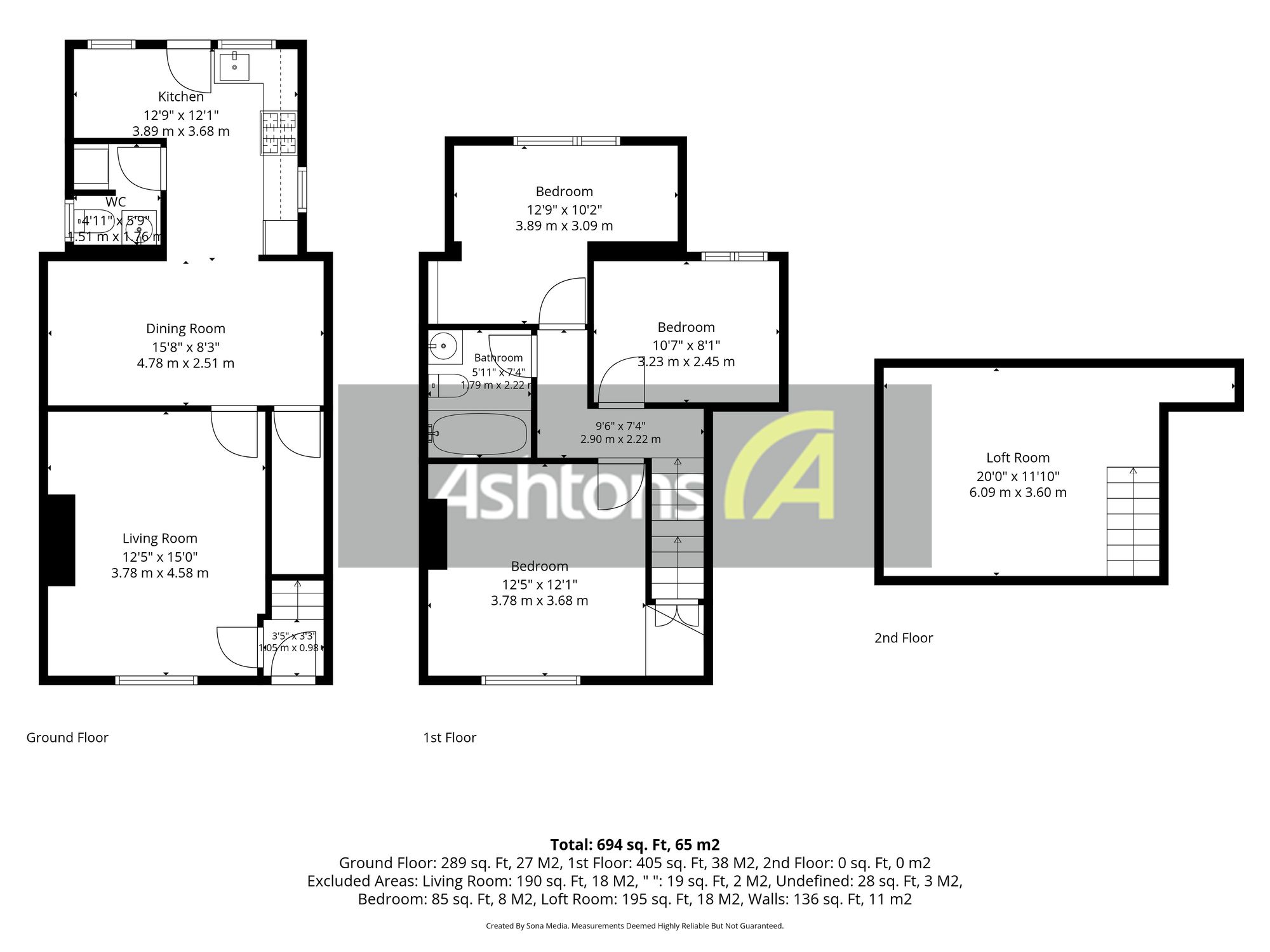 438 Liverpool Road, Widnes floorplan