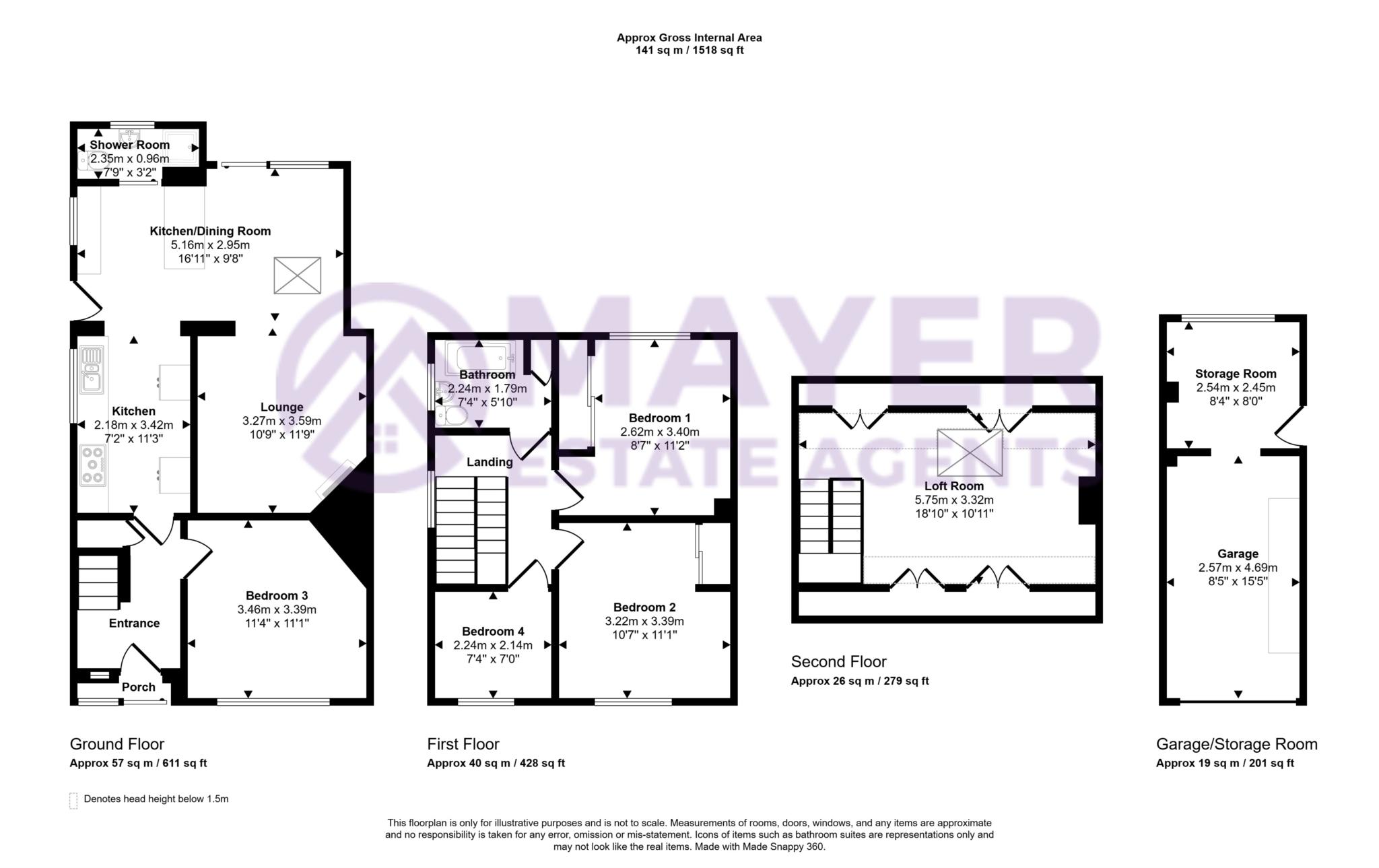 41, Seymour Road, Plymouth floorplan