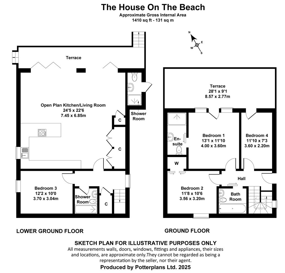 The House On The Beach, Lower Woodside Road, Wootton Bridge floorplan