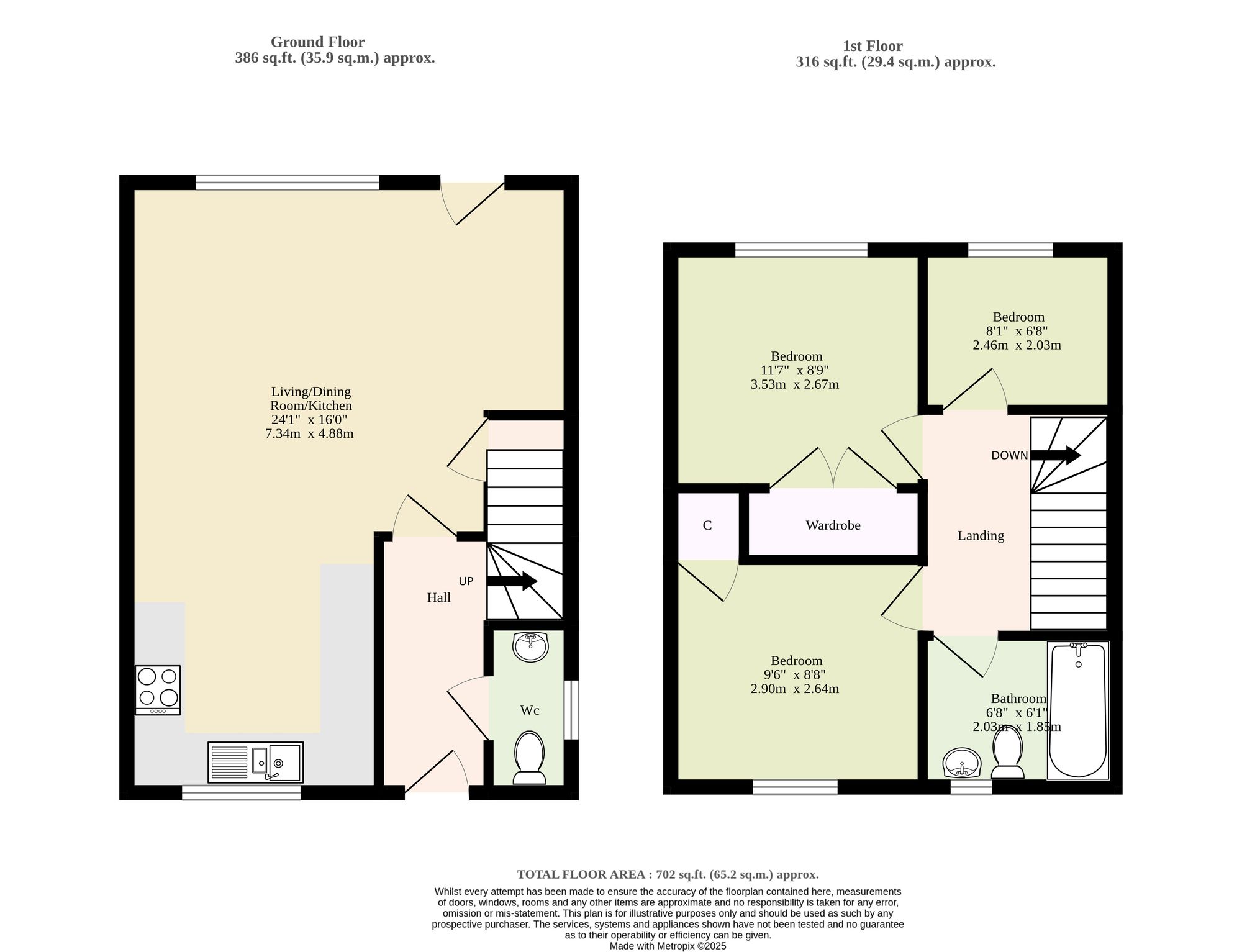 9 Strickland Drive, Dereham floorplan