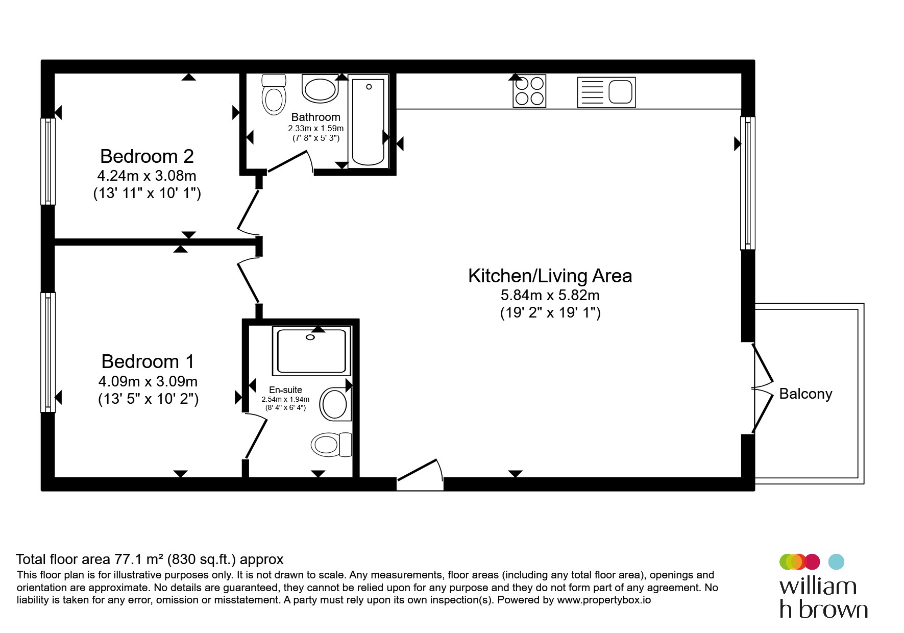 26, Broom Hayes, Rotherham floorplan