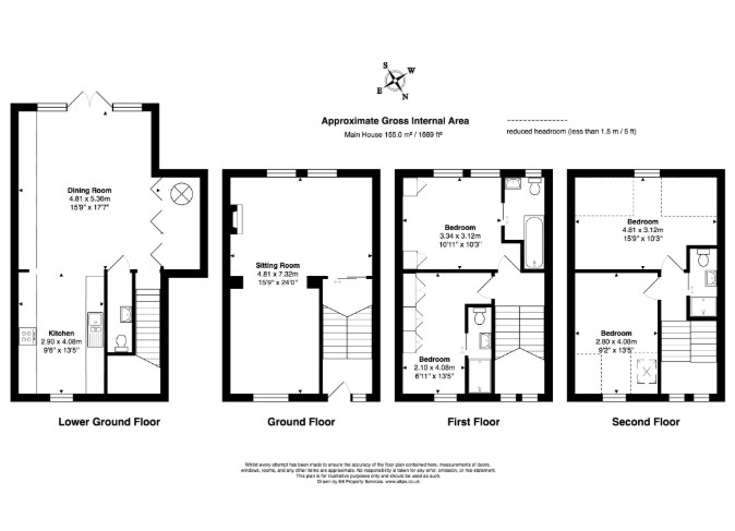 2, Longworth Road, Oxford floorplan