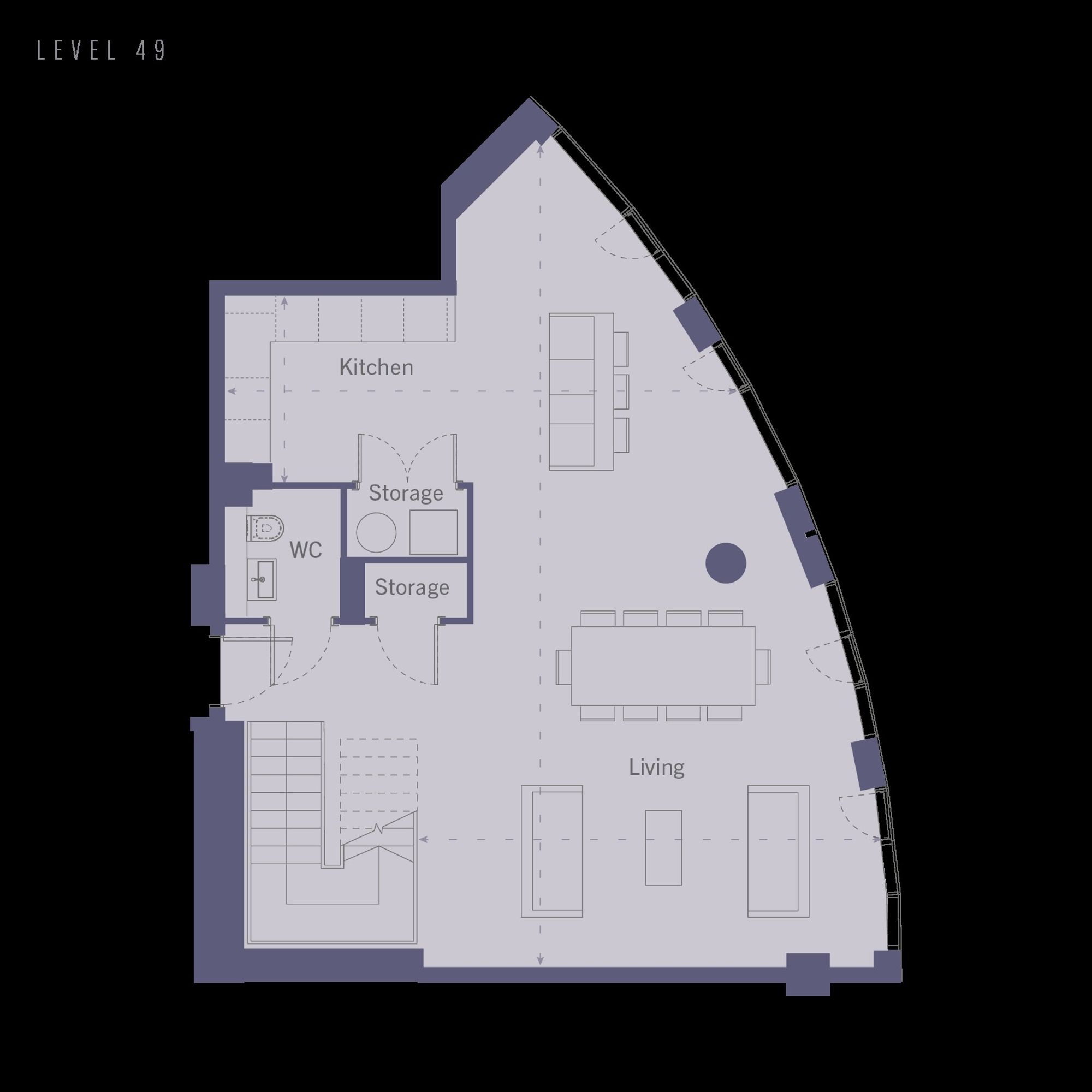 The Wallis Three60, Manchester floorplan