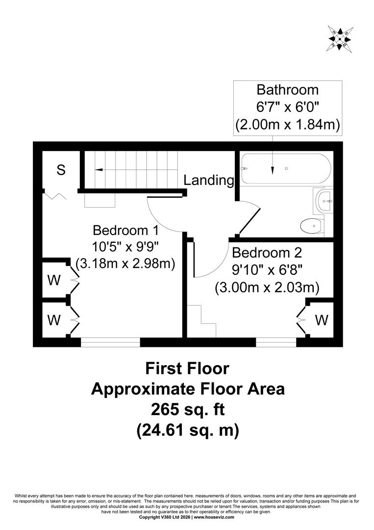 52, George Street, Goole floorplan