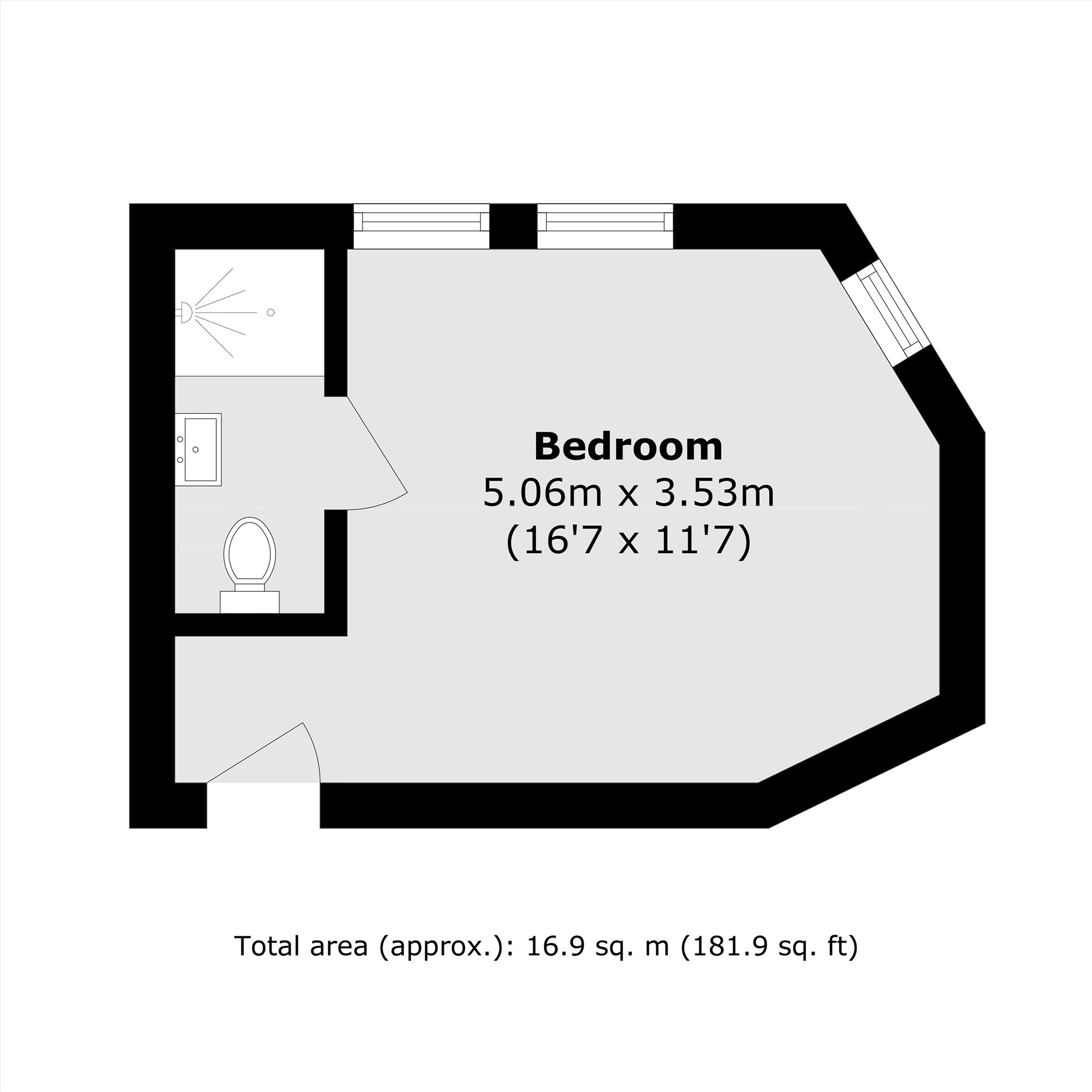Room 5, 117, Roxborough Road, Harrow floorplan