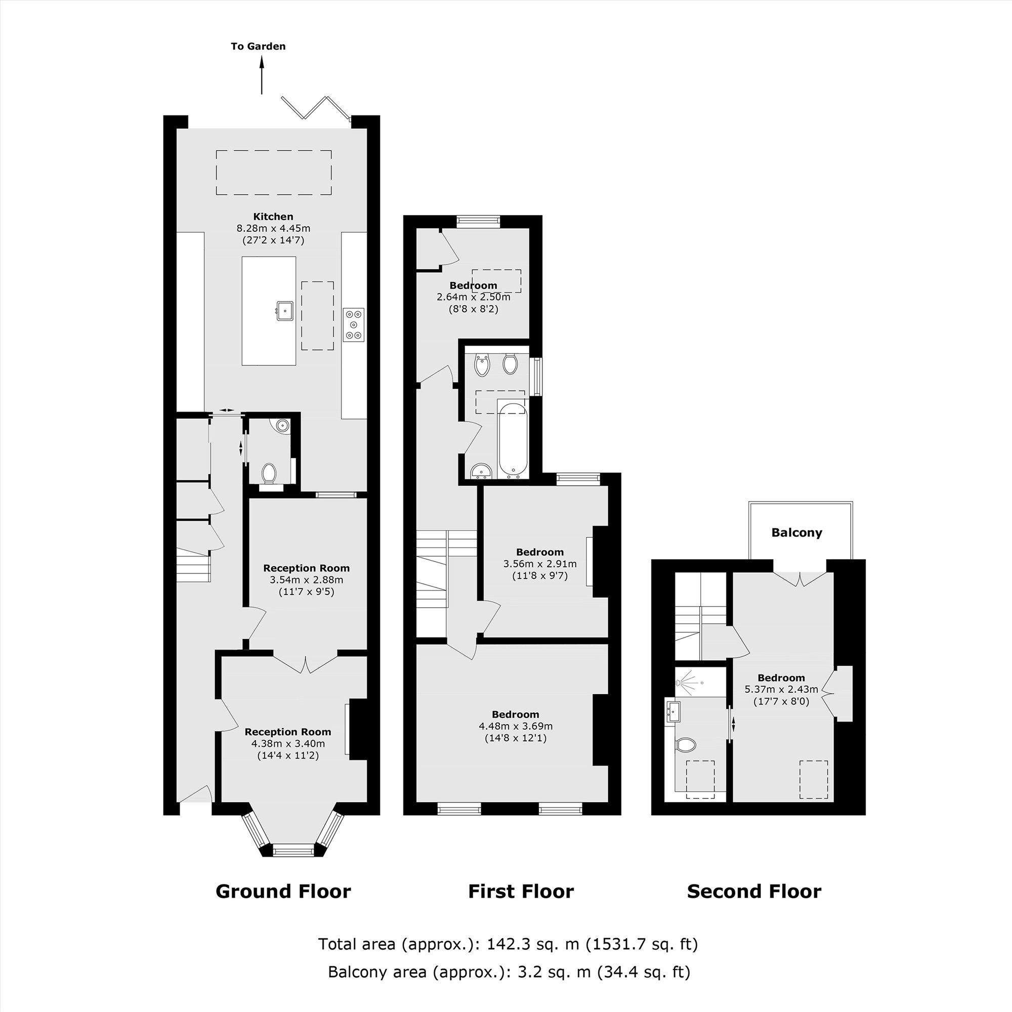 Danesdale Road, London floorplan