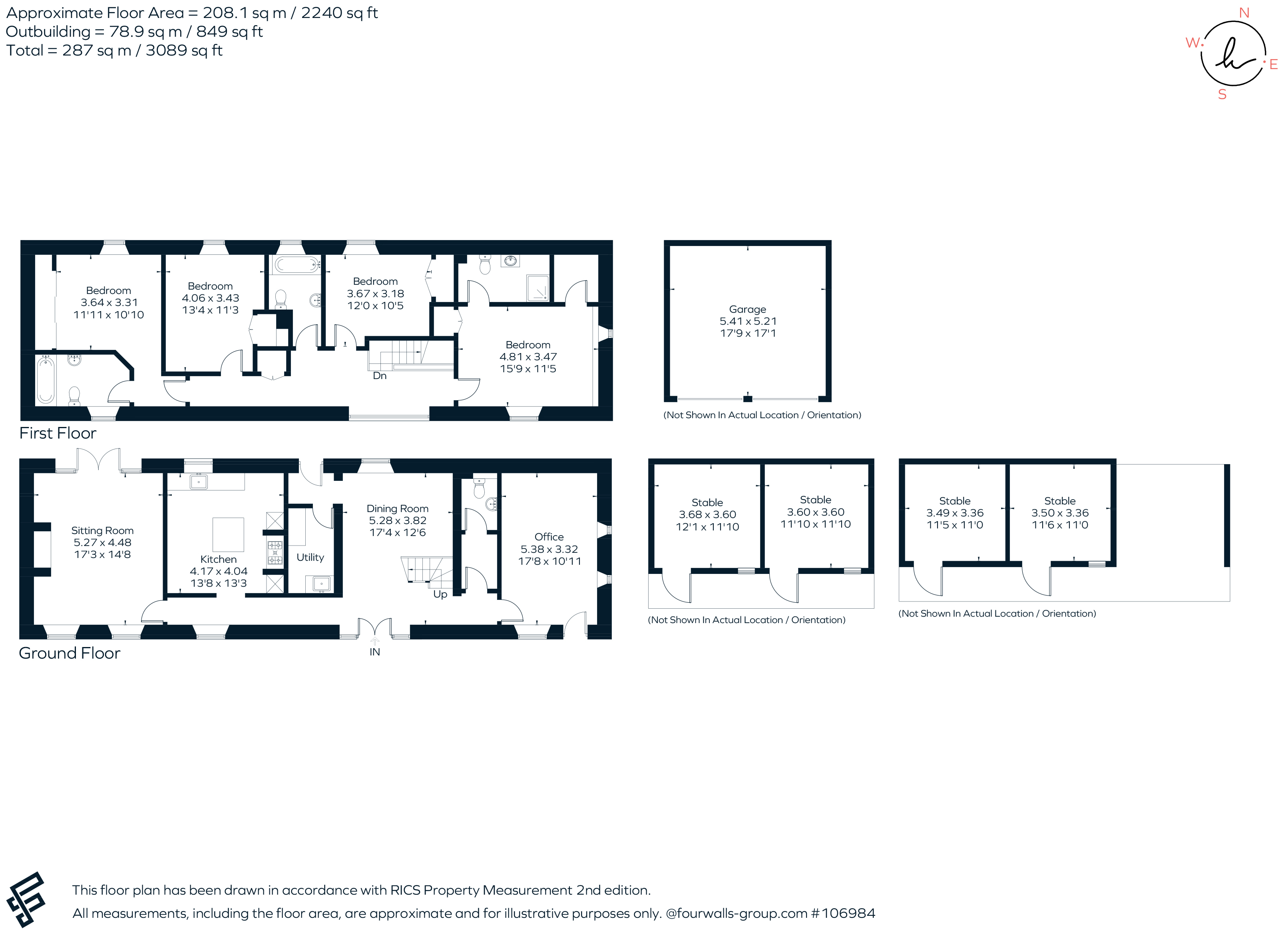 Isbourne, Millhampost Barn, Cheltenham floorplan