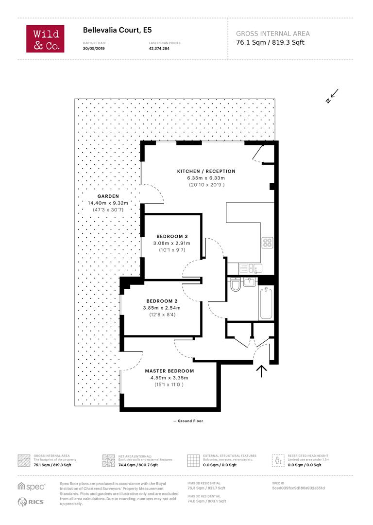 3 Bedrooms Flat for sale in Woodmill Road, Hackney, London E5