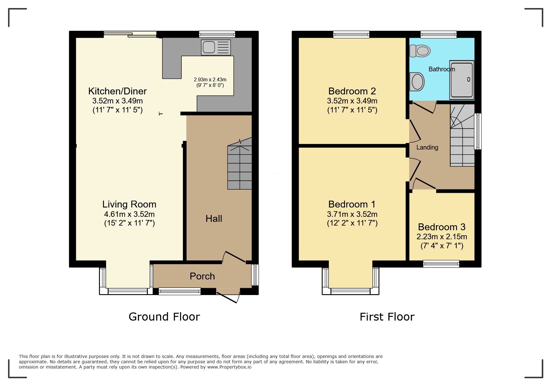 129, Badshot Lea Road, Farnham floorplan