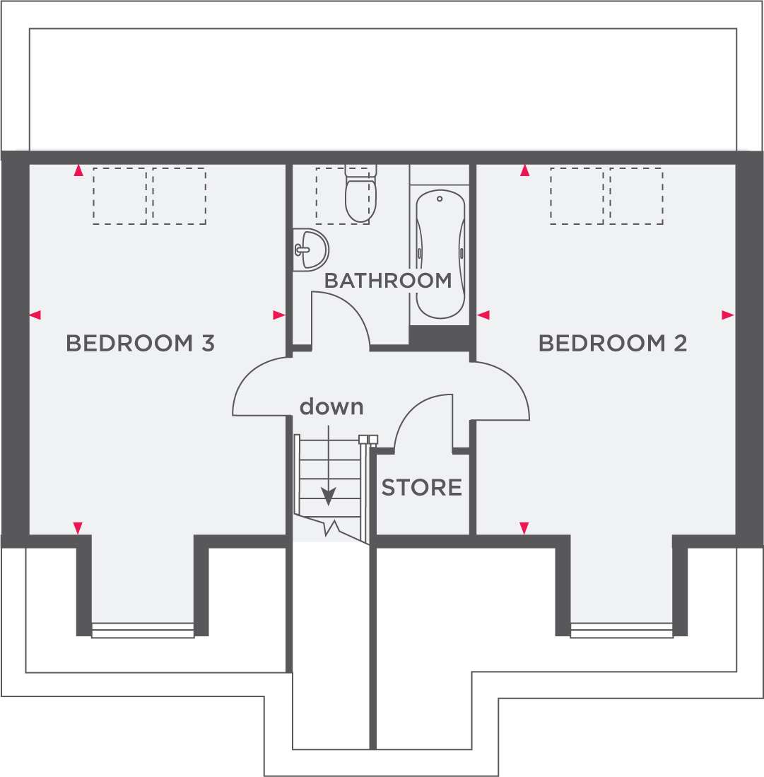 163, 1 Molbrook Road, South Molton floorplan