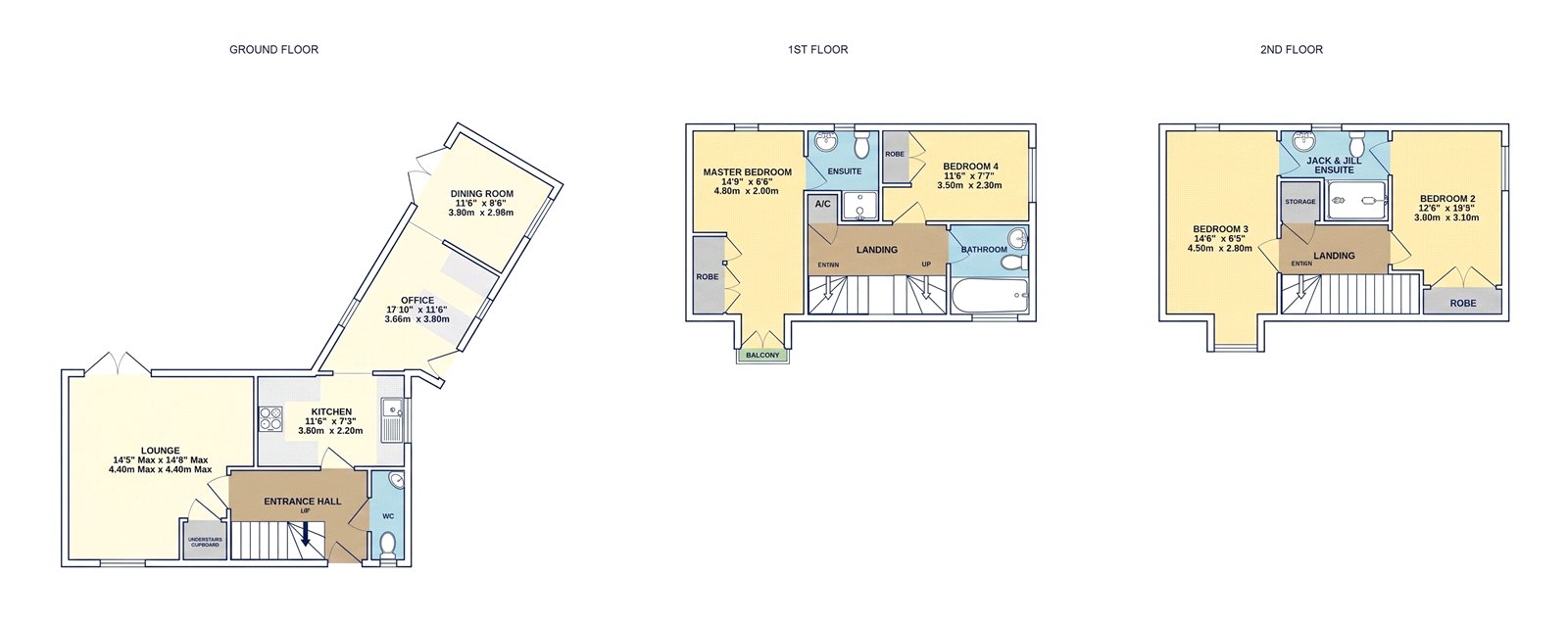 54, Walker Avenue, Milton Keynes floorplan