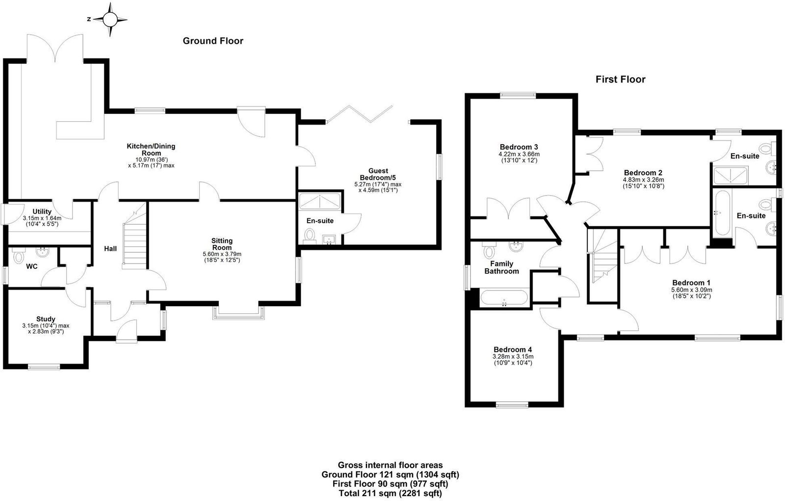4, Loveday Close, Royston floorplan