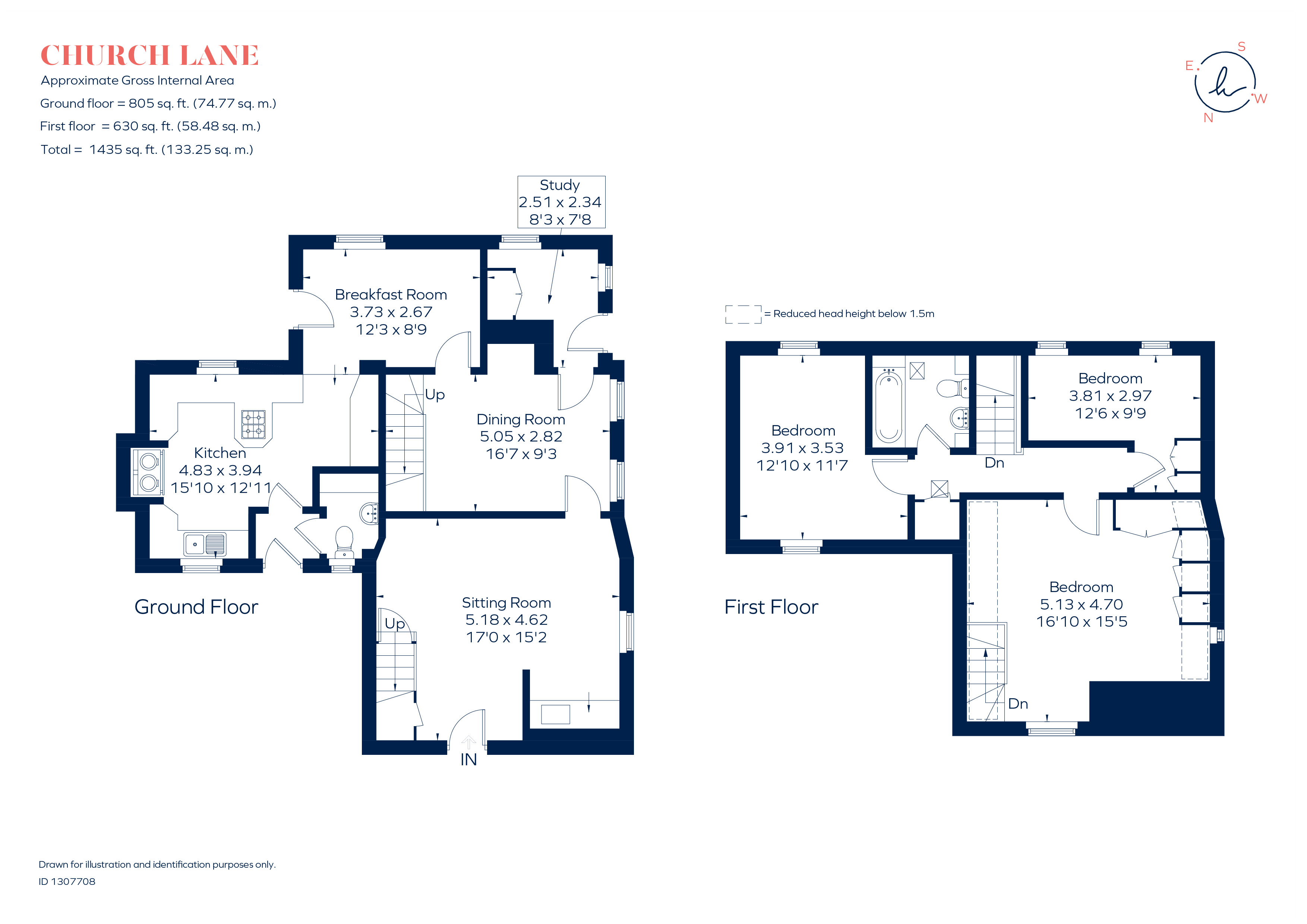 4, Church Lane, Barford floorplan