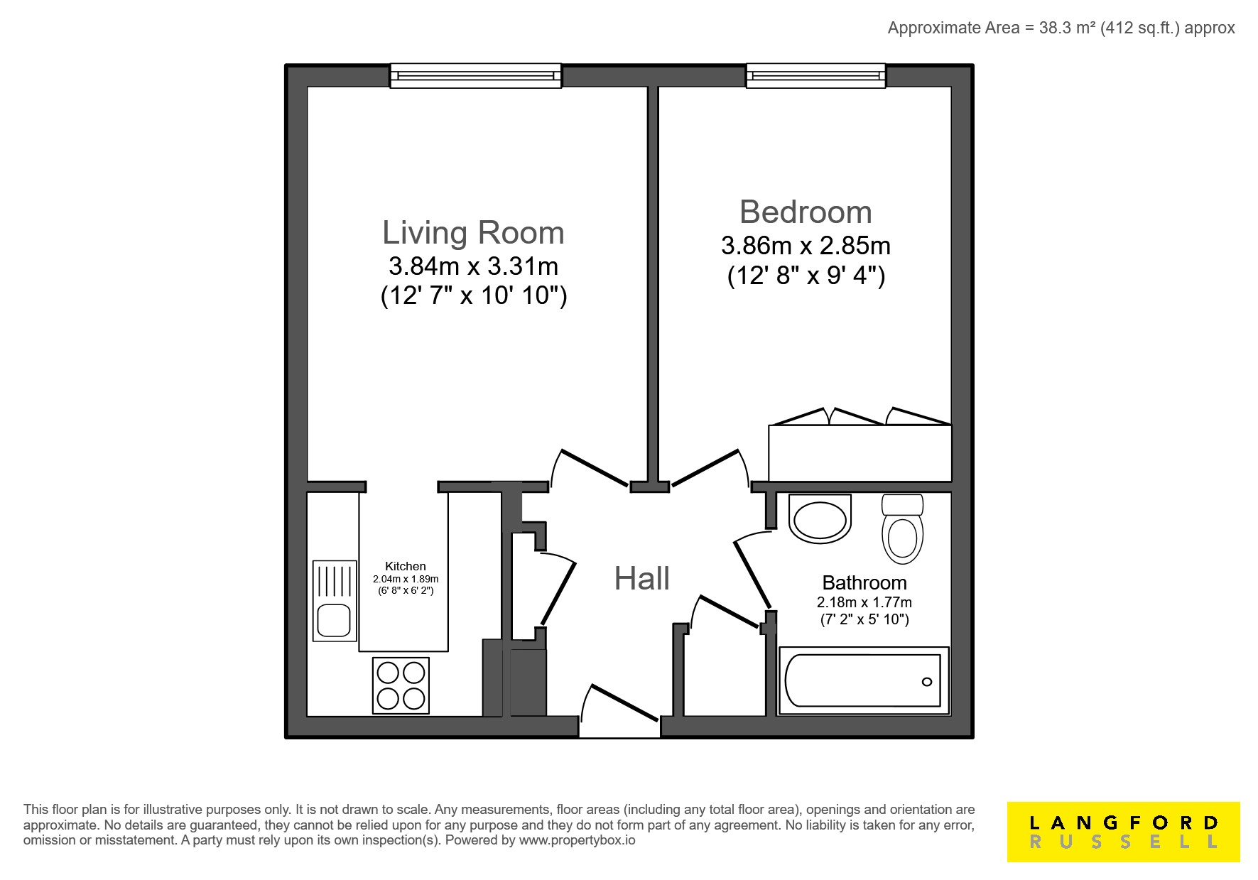 Flat 15, Ashfield Place, Ashfield Lane, Chislehurst floorplan