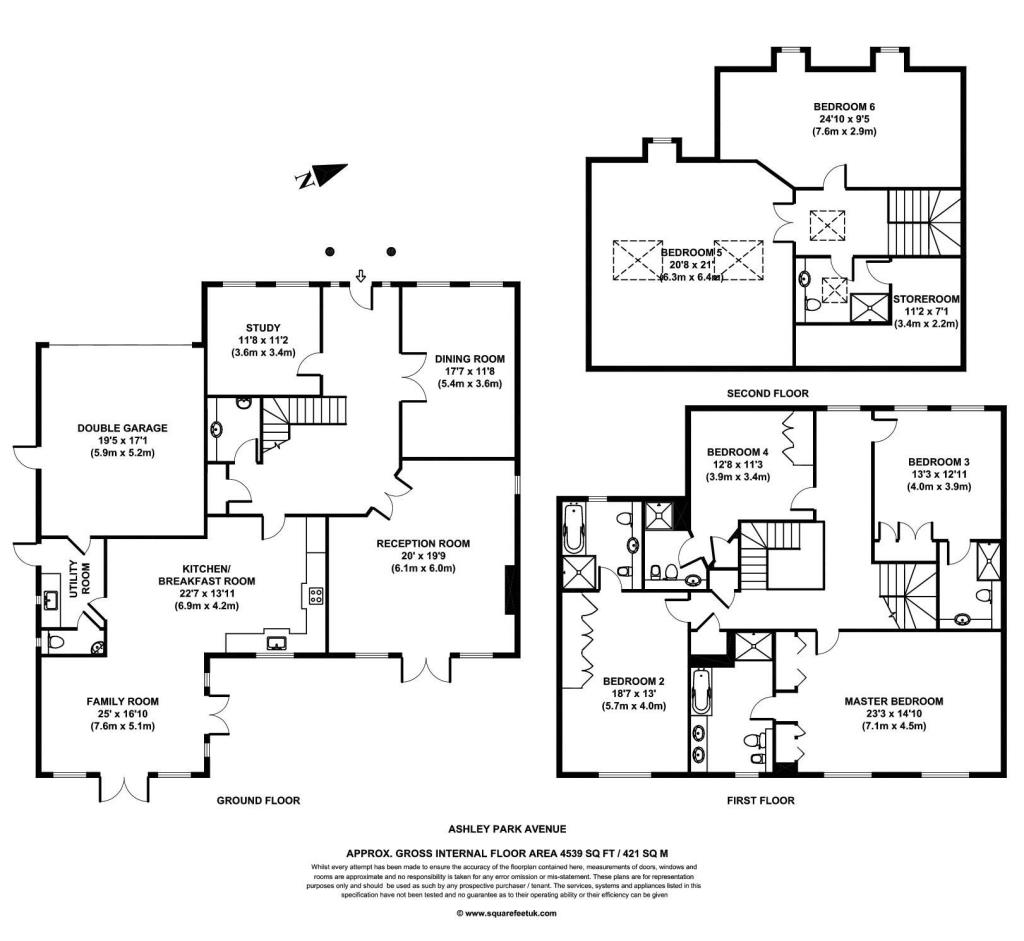 5 Bedrooms  to rent in Ashley Park Avenue, Ashley Park, Walton On Thames, Surrey KT12