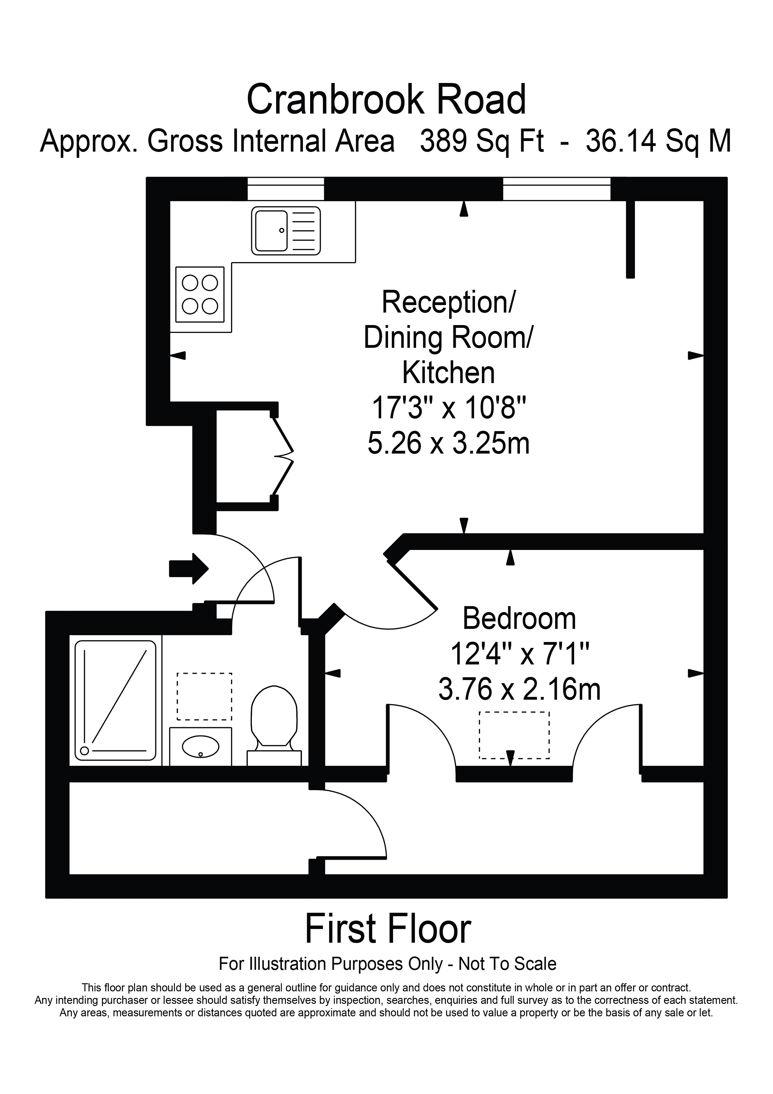 Cranbrook Road, Ilford floorplan