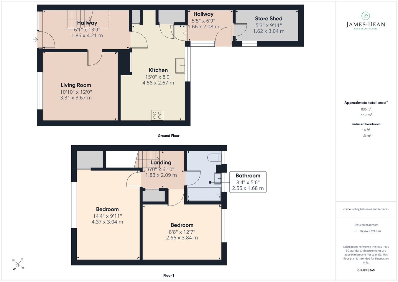 120, Oak Way, Cinderford floorplan